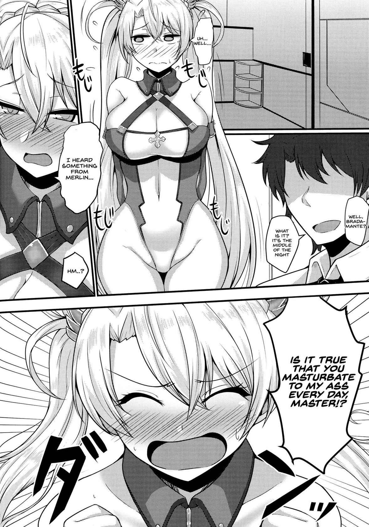 (COMIC1☆15) [Ryousangata Ponyta (Takanotume)] Bradamante ga Oshiri de OnaSuppo Suru Hon (Fate/Grand Order) [English] [SDTLs]