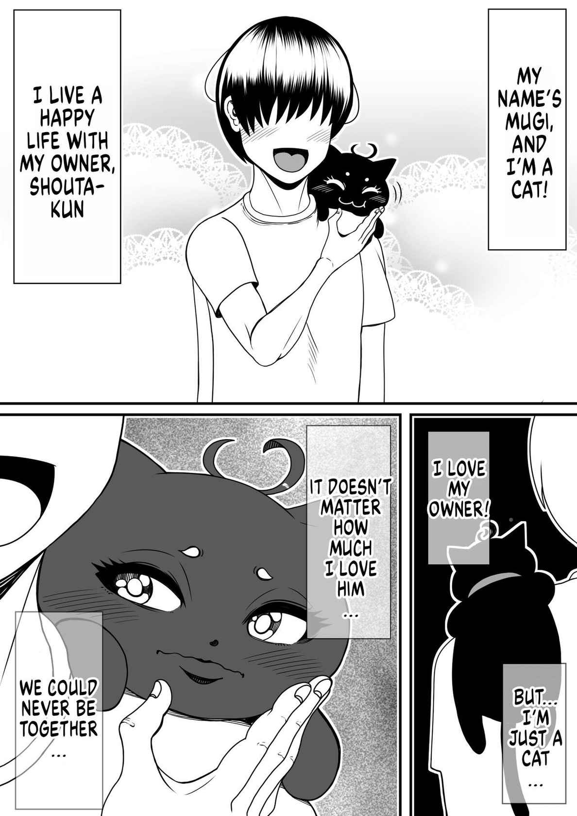 [Nekorondoru (Tokei)] Mugi, the 5 year old cat who transformed into a 36 year old human [Digital] [English]