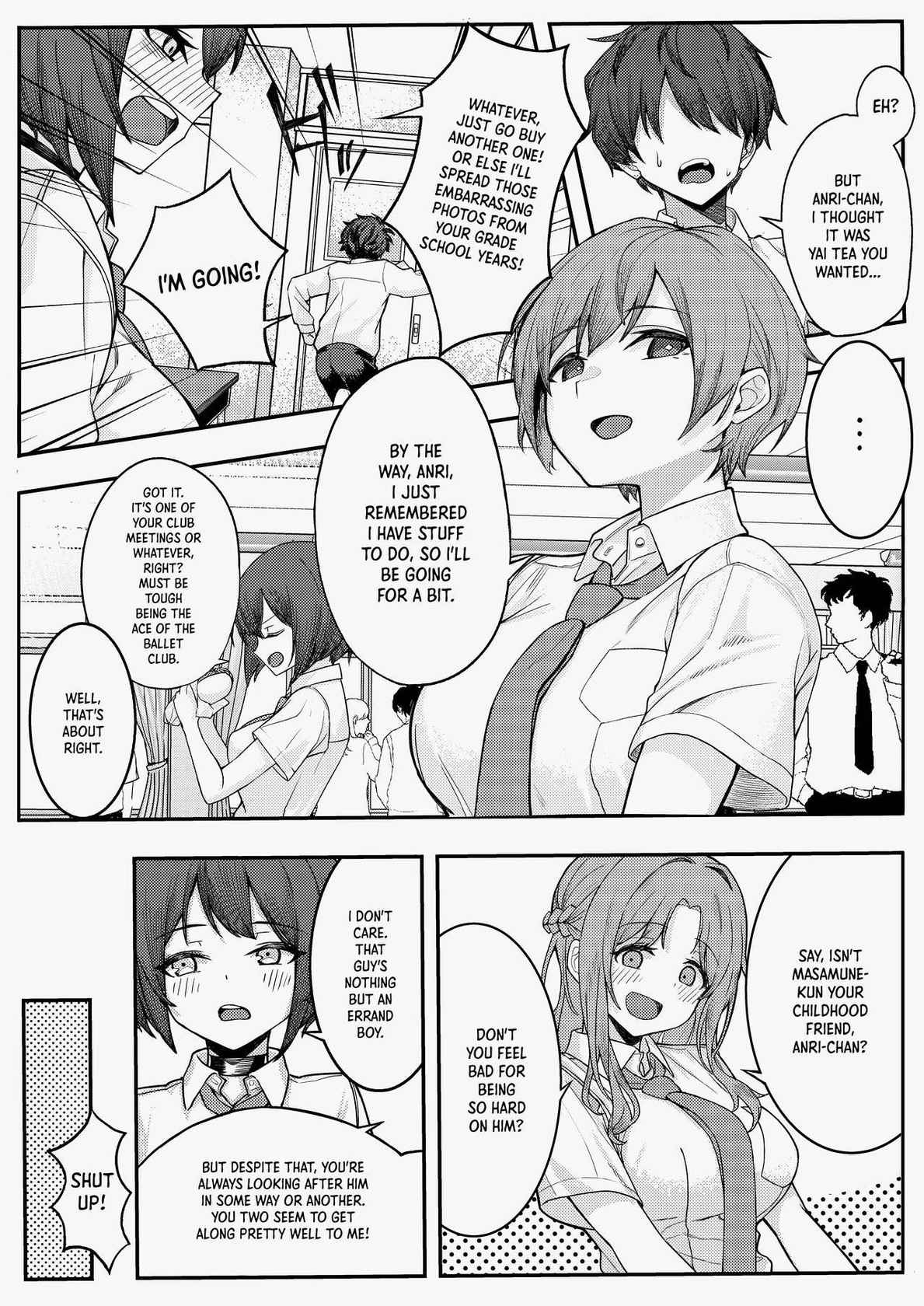 [Kamatsukatei (Sori)] Boku no Koto o Ijimetekuru Osananajimi no Tomodachi to Ura de wa Kossori Yarimakutteru Hon | My Childhood Friend Bullies Me, But I Fuck Her Friends Behind Her Back [English] [Panatical]