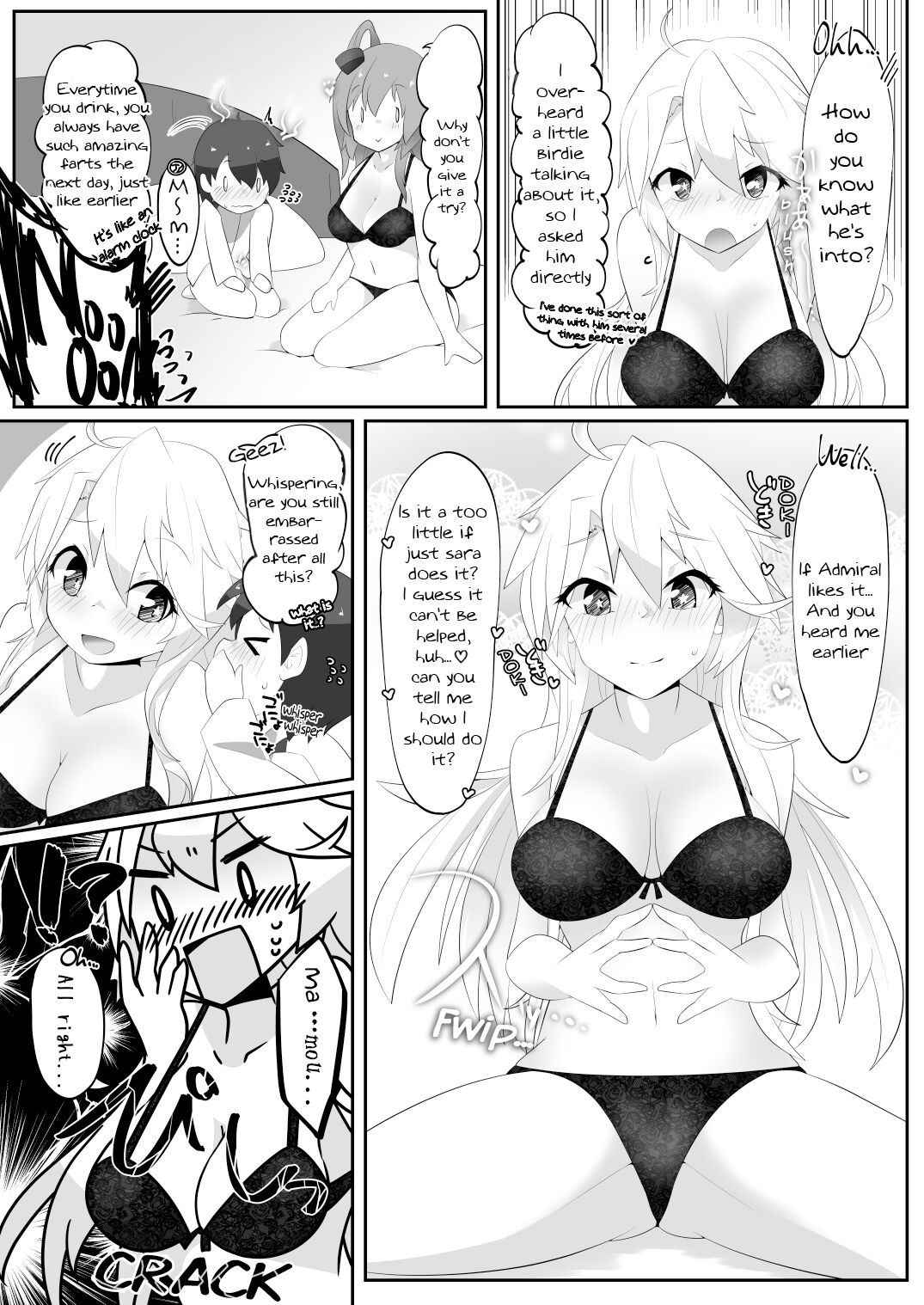 [Nekosu no Sumika (Nekosu)] Iowa to Saratoga ni Gas Nuki Shite Morau dake no Hon | Just A Book About Iowa And Saratoga Letting Out Some Gas (Kantai Collection -KanColle-) [English] [6vuA] [Digital]