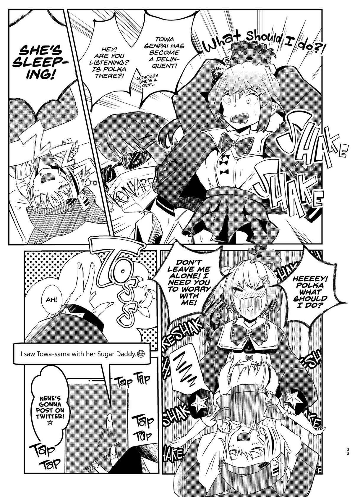 [Coffee Youjo (Memeno Kei)] sweet small devil business (Tokoyami Towa) [English] [Digital]