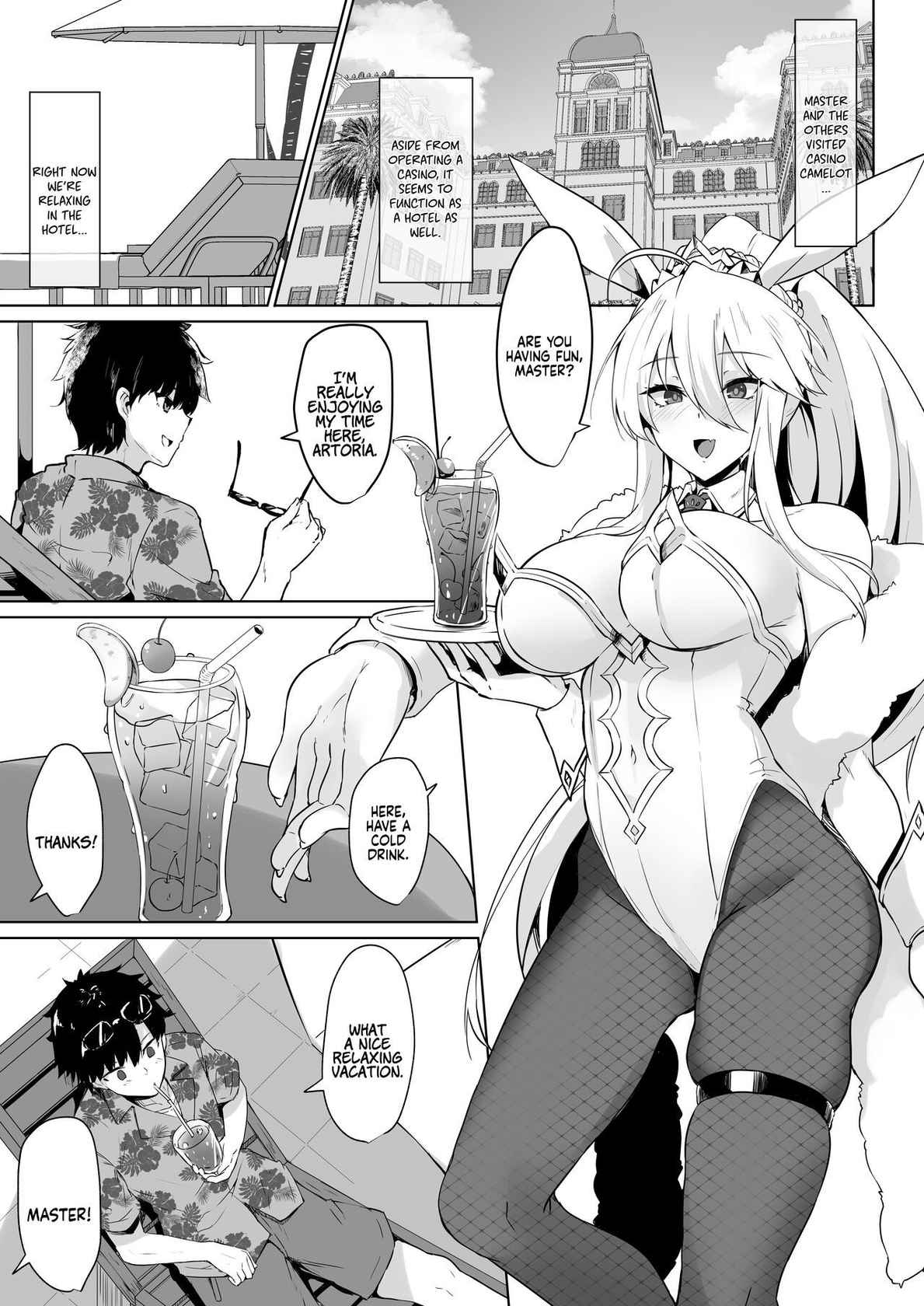 [Tiusan Kingdom (Kazamitiu)] Bunnyue-sama no Omotenashi | The Hospitality of The Bunny King (Fate/Grand Order) [English] [Coffedrug] [Digital]