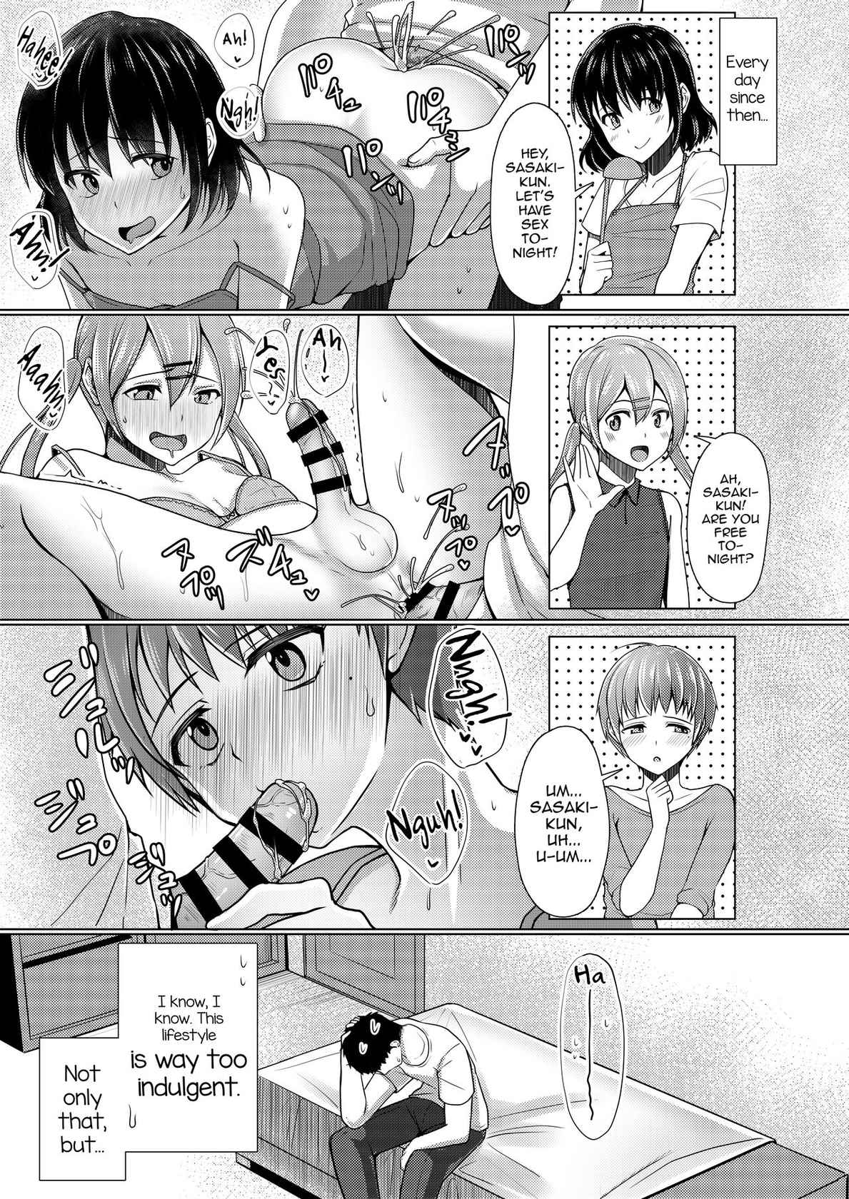 (C96) [Yukan high Zakura (Chieko)] Share House! x Share Penis!! Final [English] [mysterymeat3] [Digital]