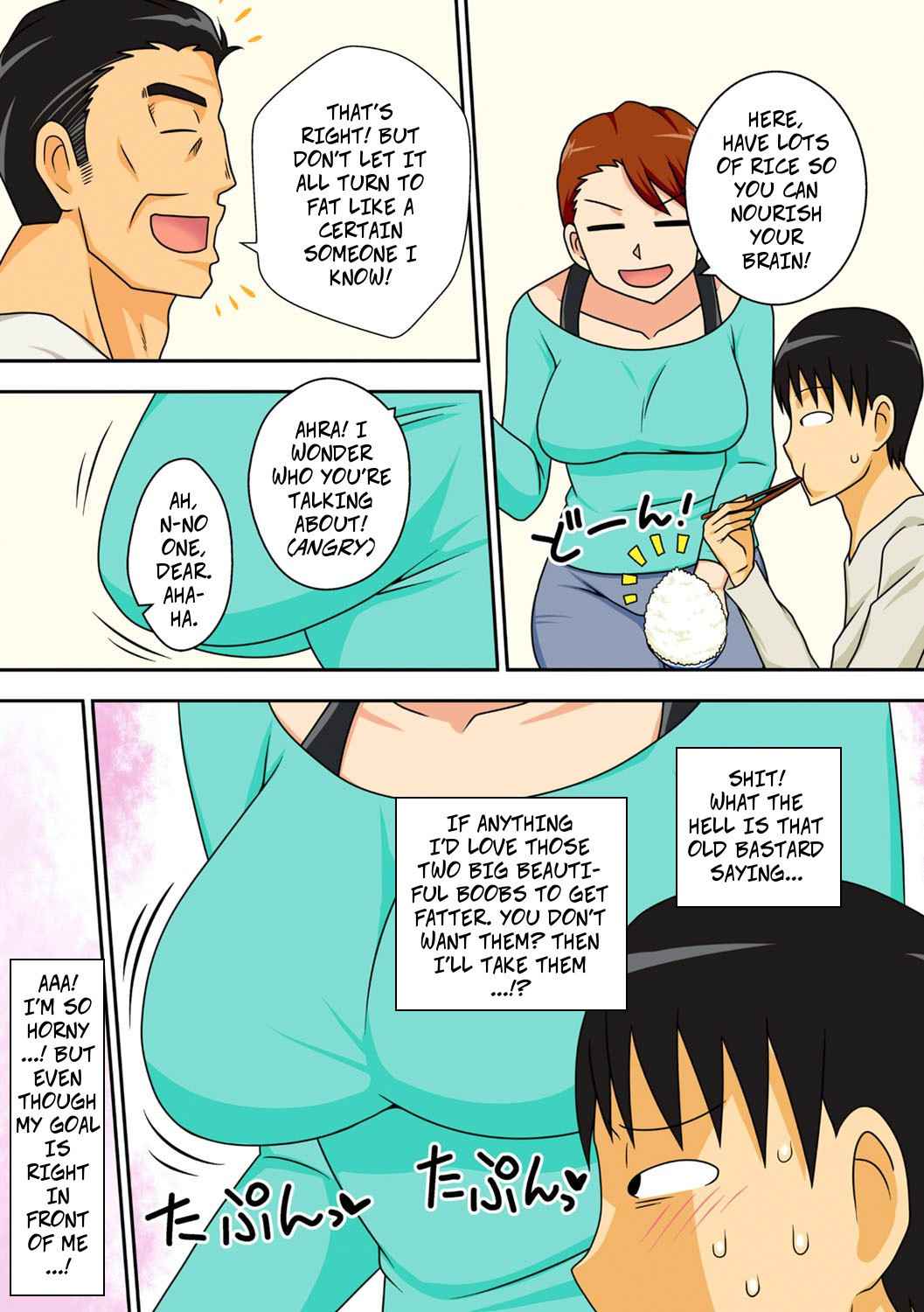 [Freehand Tamashii] Shy Nephew Wants to Fuck Auntie (Boku-ra ga Yaritai obasan) [Digital] [English] [Decensored]