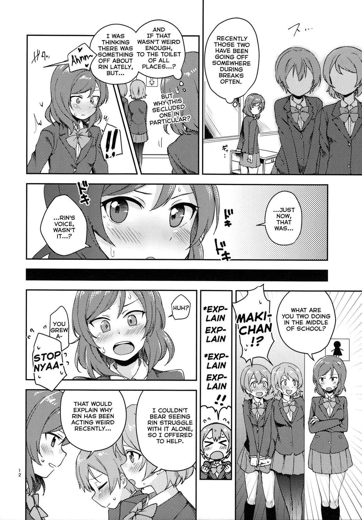 (C93) [Kurocan (Itsuki Kuro)] Rin no Mondai Kaiketsuchuu! (Love Live!) [English] [nemuiTL]