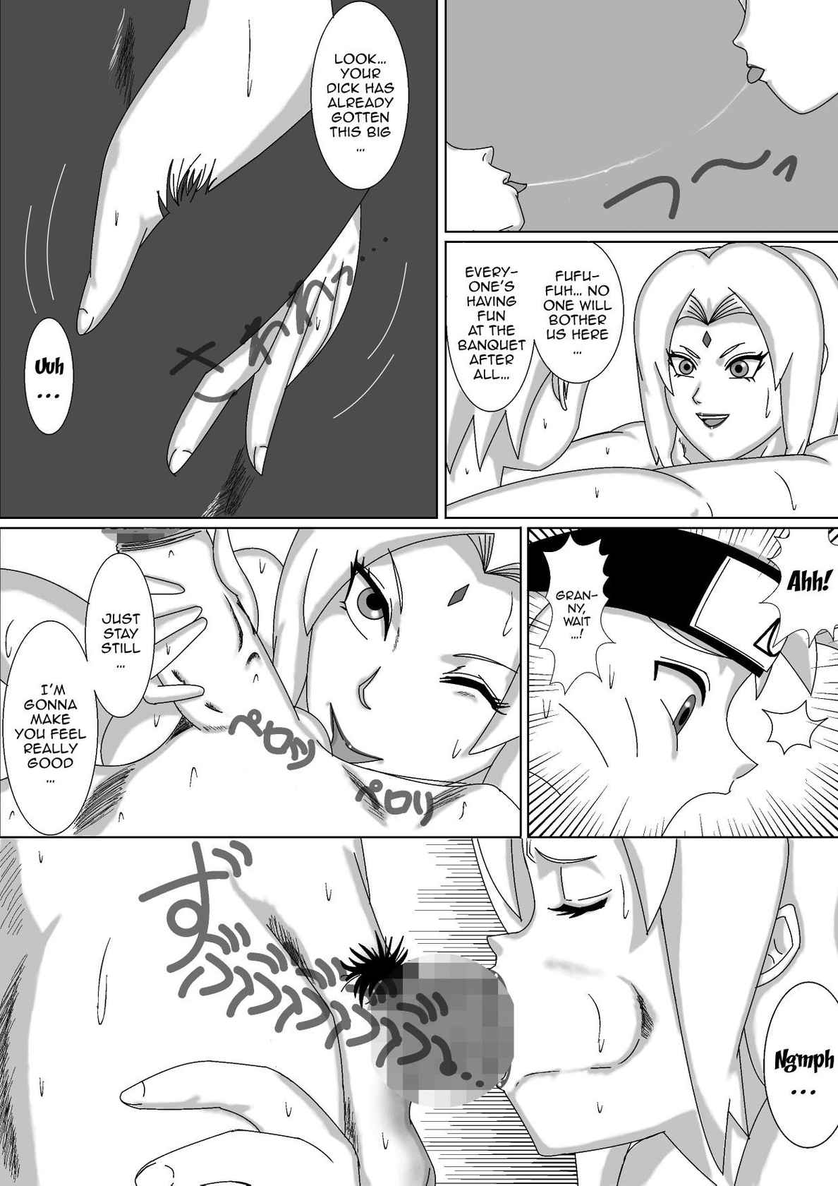 [Sarayashiki] Nomisugite Deisui Shita BBA to Yarimakutta Ken!! | The Case Of Having Sex With This Old Lady After She Got Herself Really Drunk (Naruto) [English] {Doujins.com}