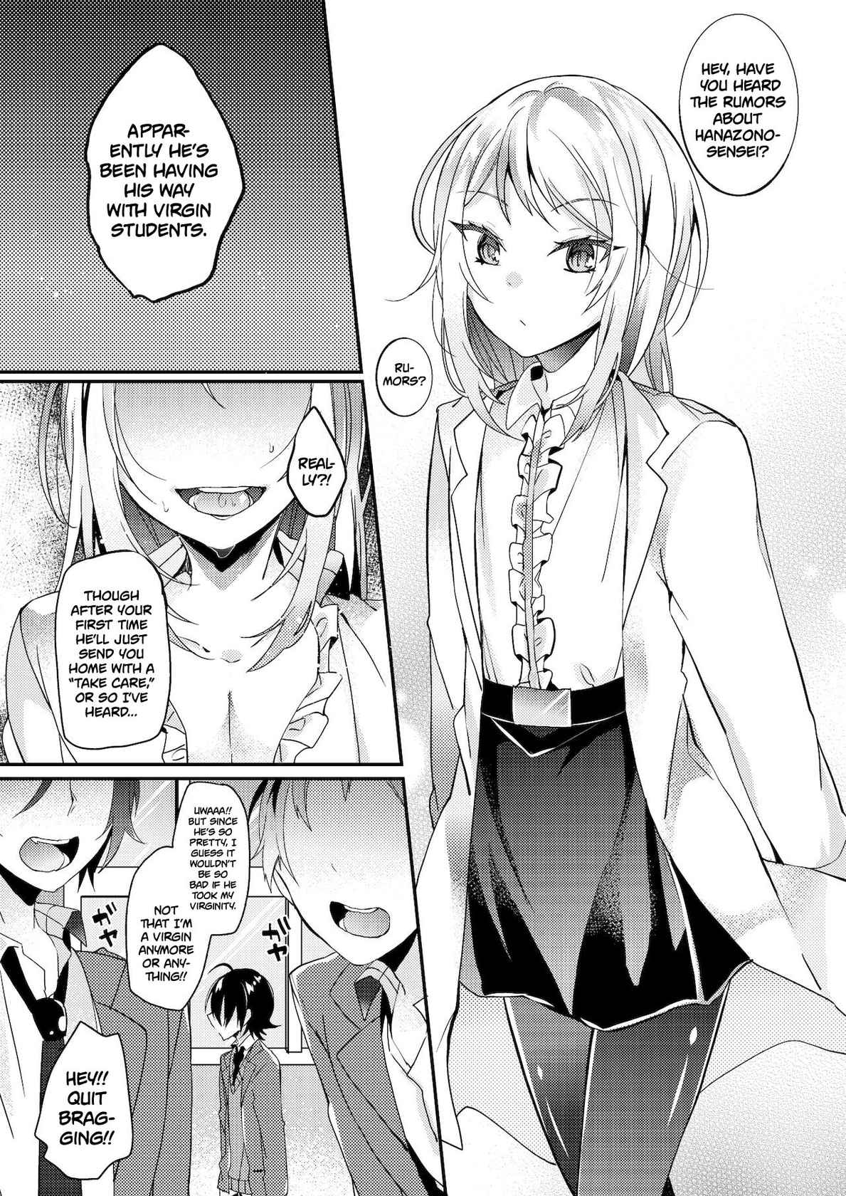 [Kakuu Shoujo (Amane Hayabusa)] Hokenshitsu no Hanazono | Hanazono-sensei of the School Infirmary [English] [Tabunne Scans x Danke fürs Lesen] [Digital]