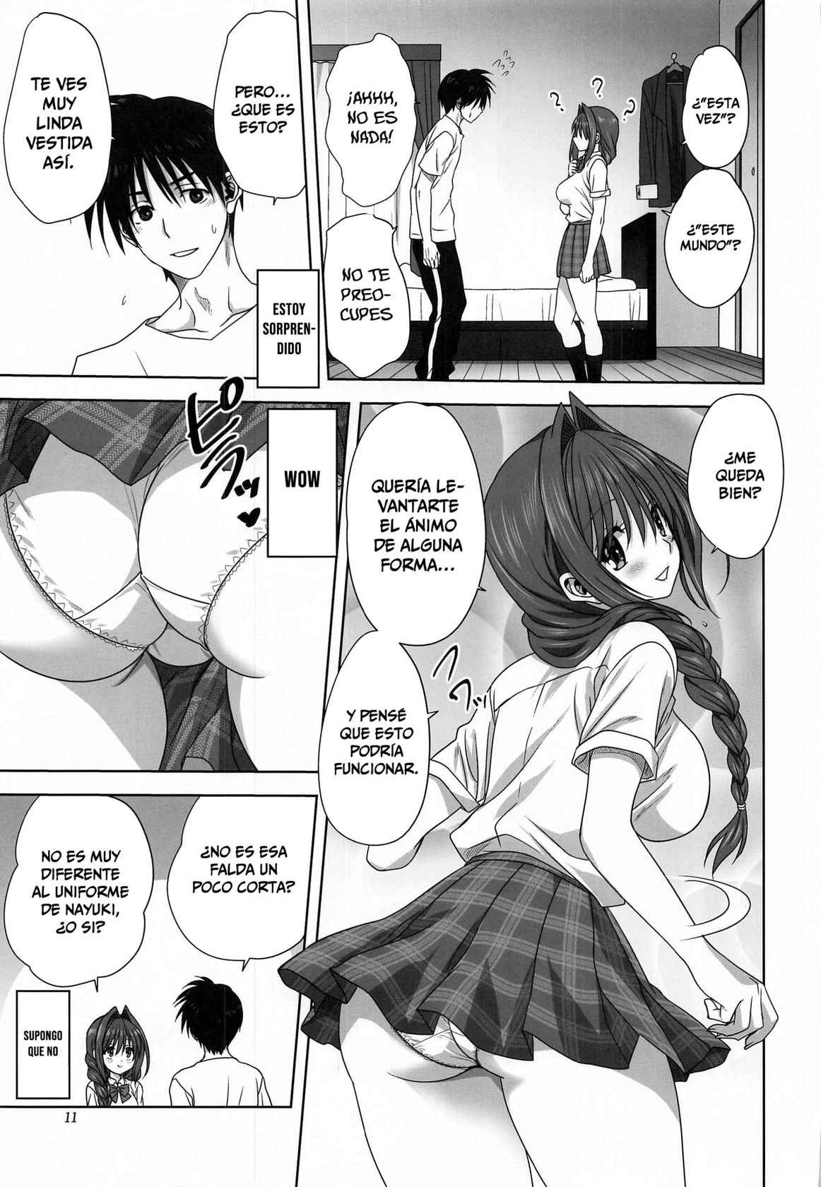 [Mitarashi Club (Mitarashi Kousei)] Akiko-san to Issho 26 (Kanon) [Spanish]