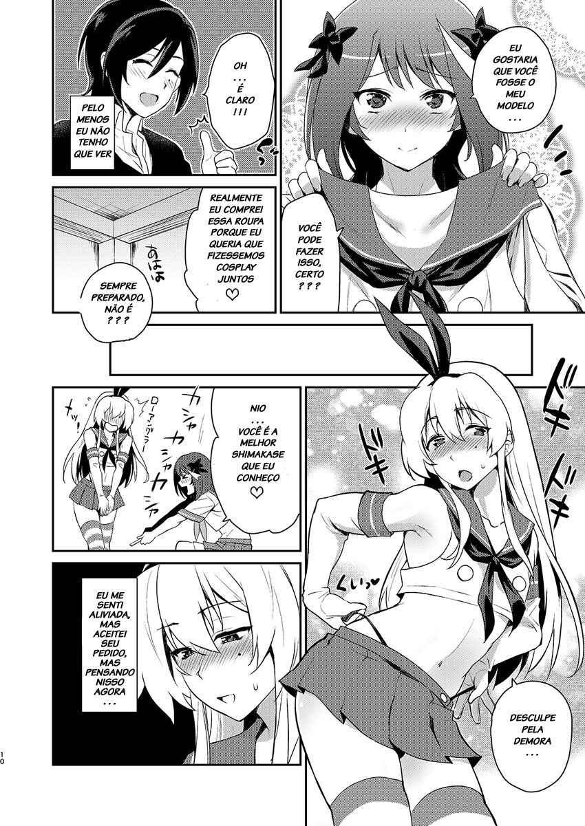 [Kitsune (Tachikawa Negoro)] Otokonoko Sakka ga Genkou Gasshuku o Kaisai Shitara! (Kantai Collection -KanColle-) [Portuguese-BR] [Digital]