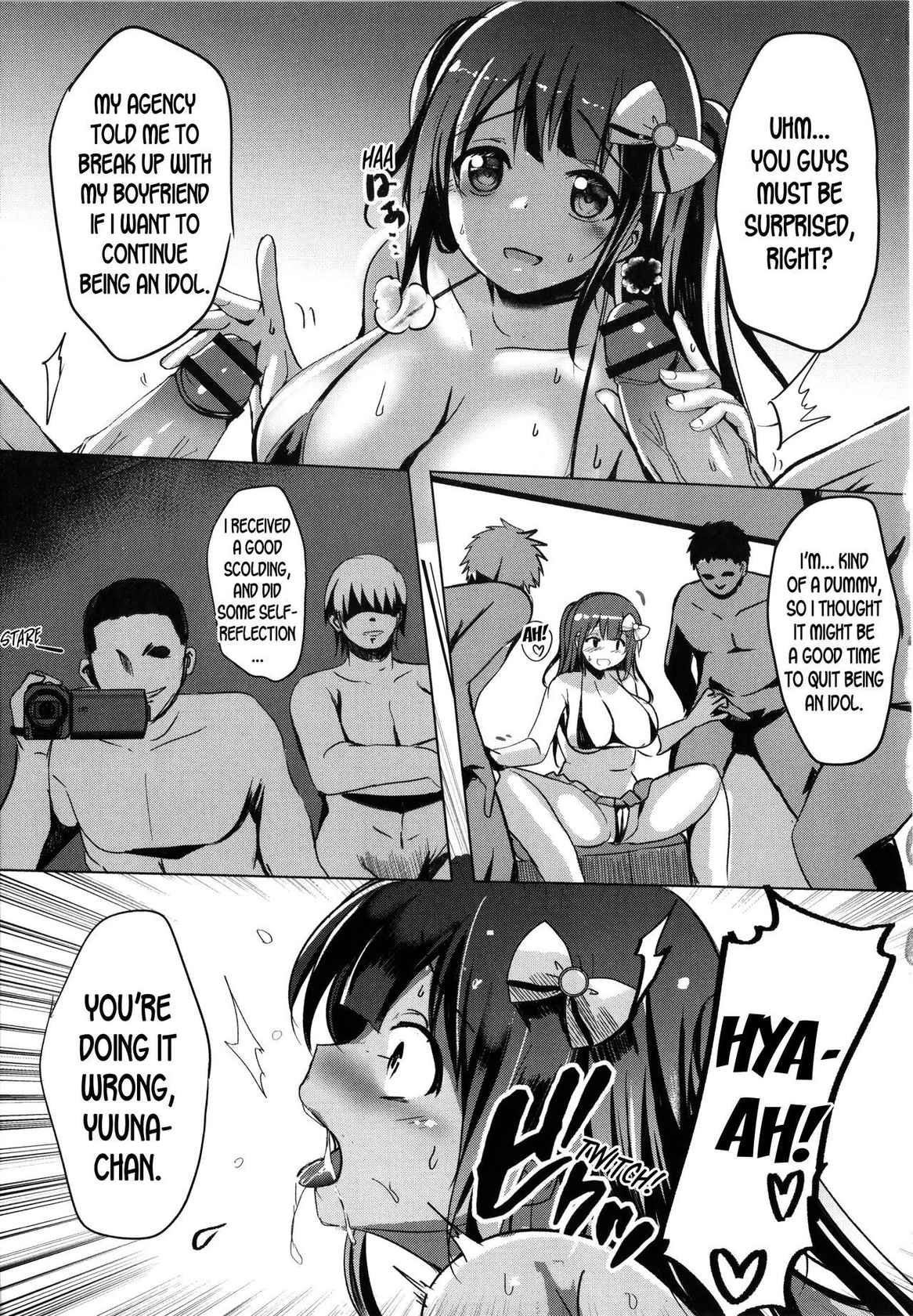 [Kukado Rio] Even if You Turn Into a Perverted Idol... (Houkago Hakudaku Nikki) [English] [desudesu]