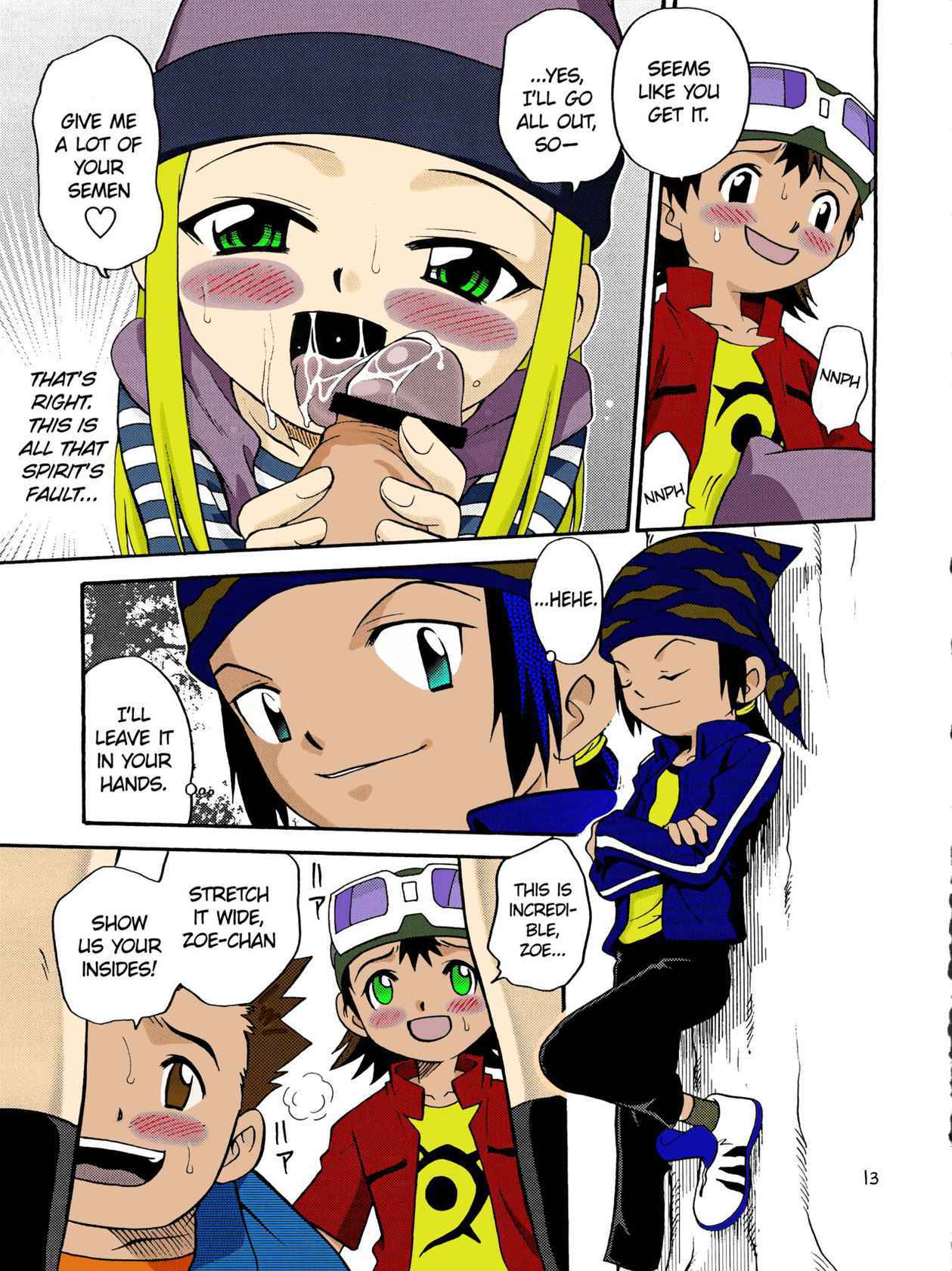 (C62) [Studio Tar (Kyouichirou, Shamon)] Izumin (Digimon Frontier) [English] [The Chrysanthemum Translations] [Colorized]