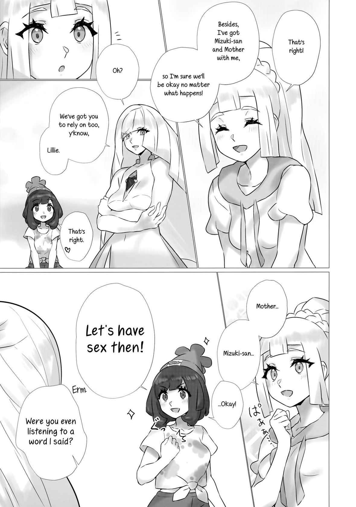 (C99) [Paitoro Pump (Mizuumi BB)] ShinyMoon x WhiteLily 3 (Pokémon Sun and Moon) [English] [u Scanlations]