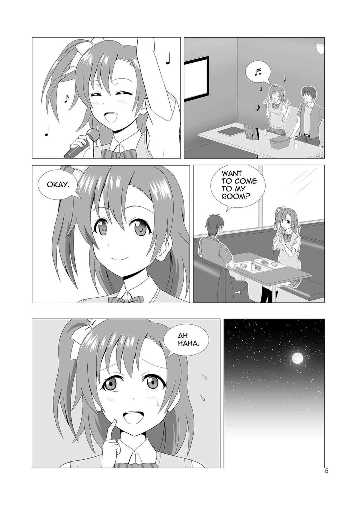 [MagicalFlight (Juujou Tatami)] Honoka to Seifuku Ecchi (Love Live!) {English} [Digital]