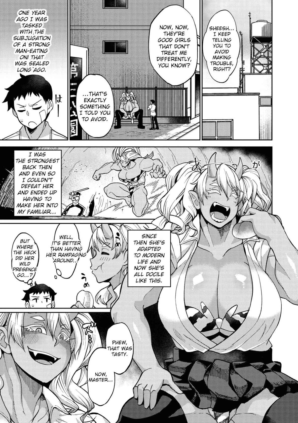 [Yumano Yuuki] Oni Musume no Aibou (COMIC GAIRA Vol.06 p116-139 [English] [EroGPx]