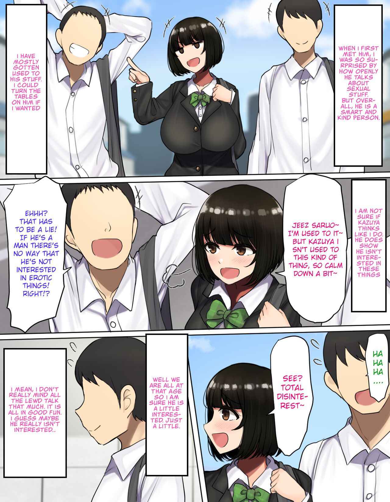 [Hamusuta-nonikomi (Motsuaki)] YUUKA'S VERSION of Because my childhood friend is not interested in sex, I fucked his friend instead [English] [Decensored]