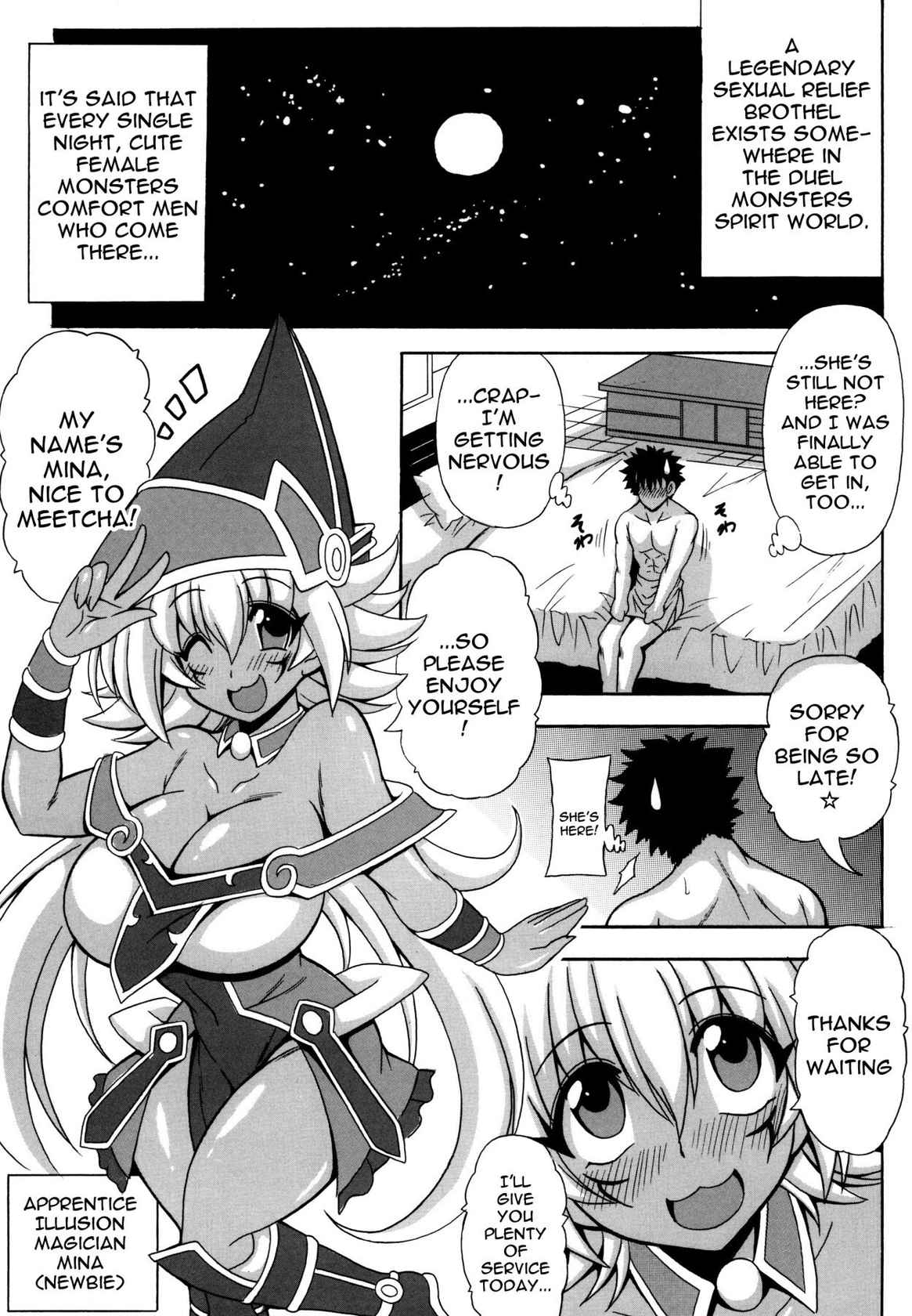 [Leaz Koubou (Oujano Kaze)] Gensou no Loli Kyonyuu Minarai Madoushi Mina | Fantasy Big Breasted Loli Magician Apprentice Mina (Yu-Gi-Oh!) [English] {Doujins.com} [Digital]