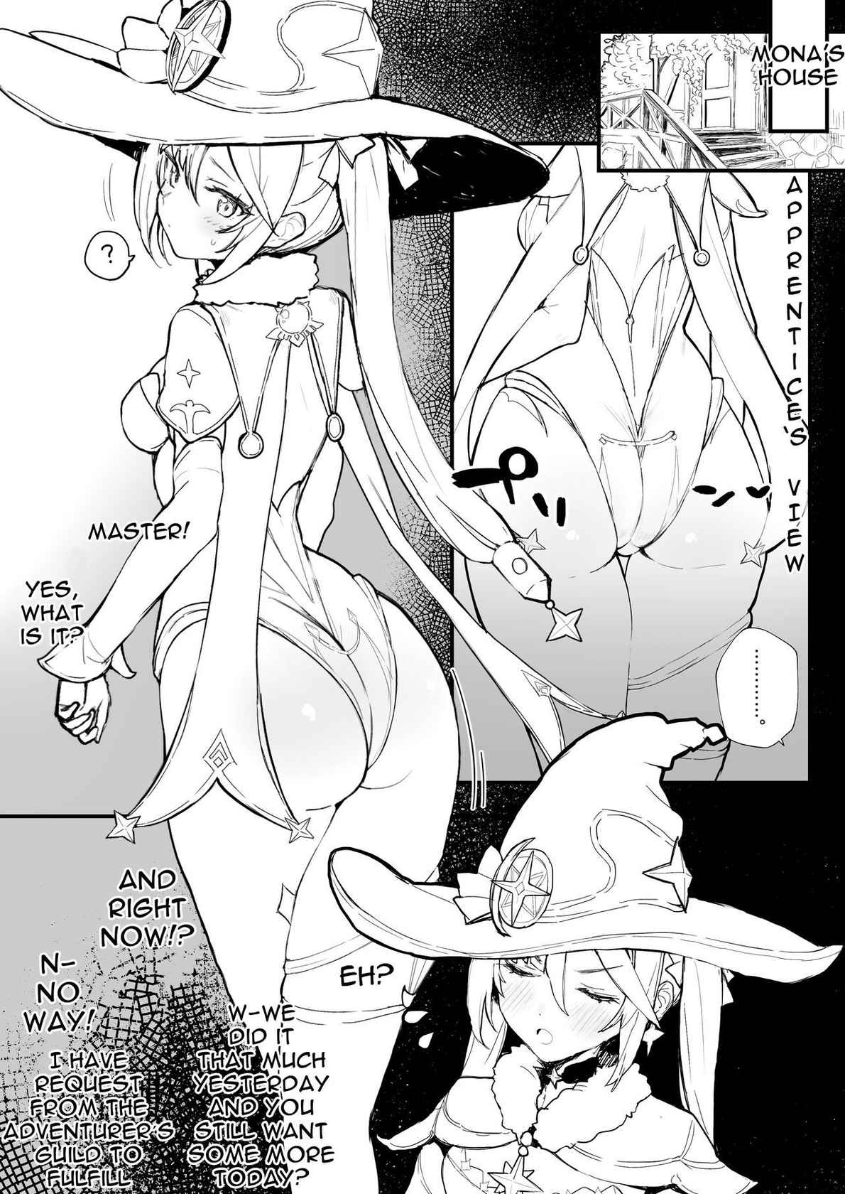 [remora] Mona no Deshi ni Naritakatta | I Want To Become Mona's Disciple (Genshin Impact) [English] {Doujins.com}