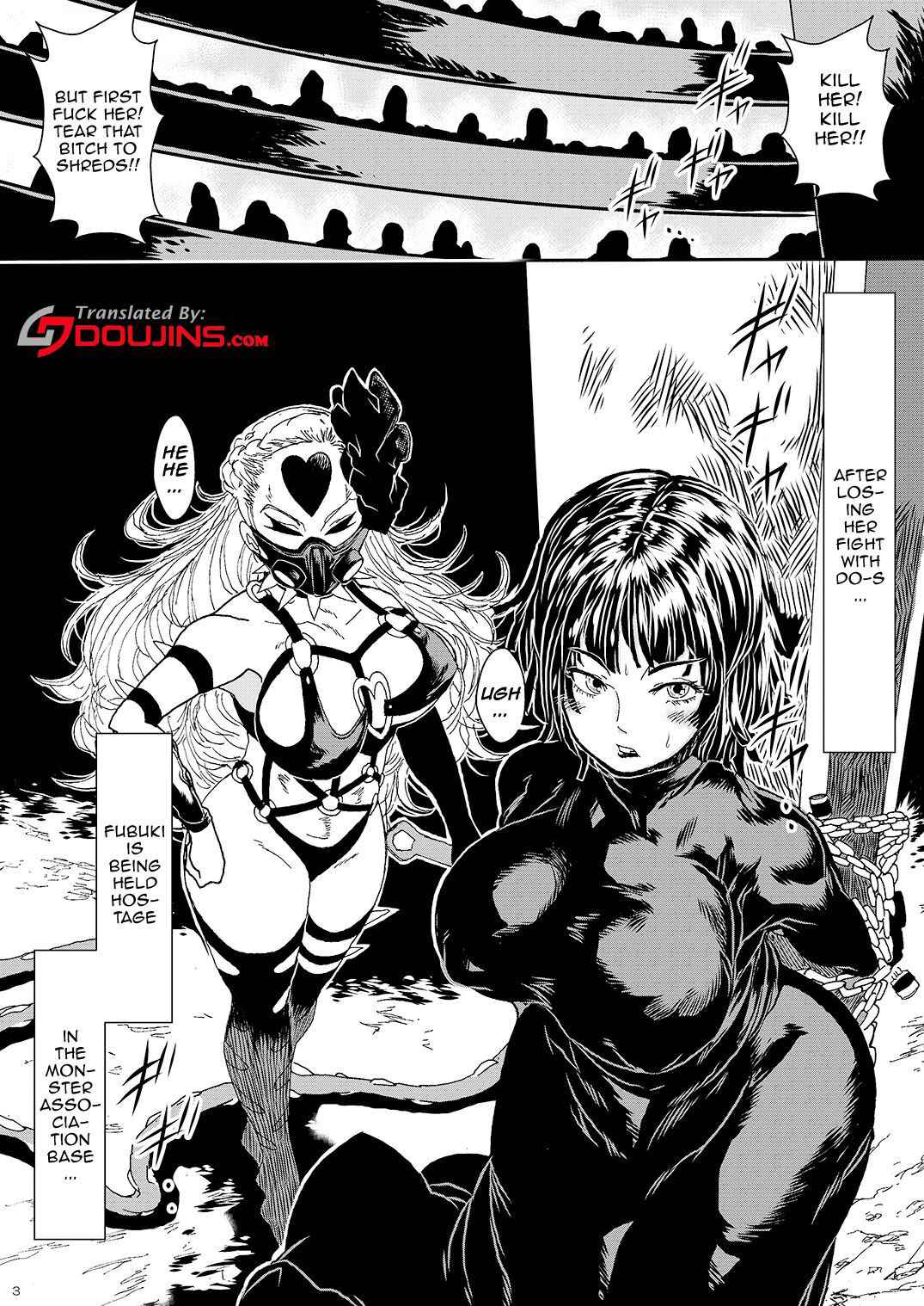 [Yuzuponz (Sakokichi)] IN RAN-WOMEN2 Kaijin Do-S ni Haiboku Shita Shimai | LEWD WOMEN2 - The Two Sisters Who Lost To The Mysterious Warrior Do-S (One Punch Man) [English] {Doujins.com} [Digital]