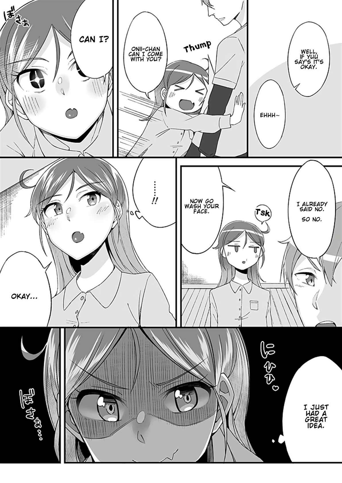 [Ogawa Eru] "Imouto no Karada no Kanojo" to "Kanojo no Karada no Imouto", Docchi no Naka ga Kimochi Ii? Chapters 1-2 [English] [Anonymous]