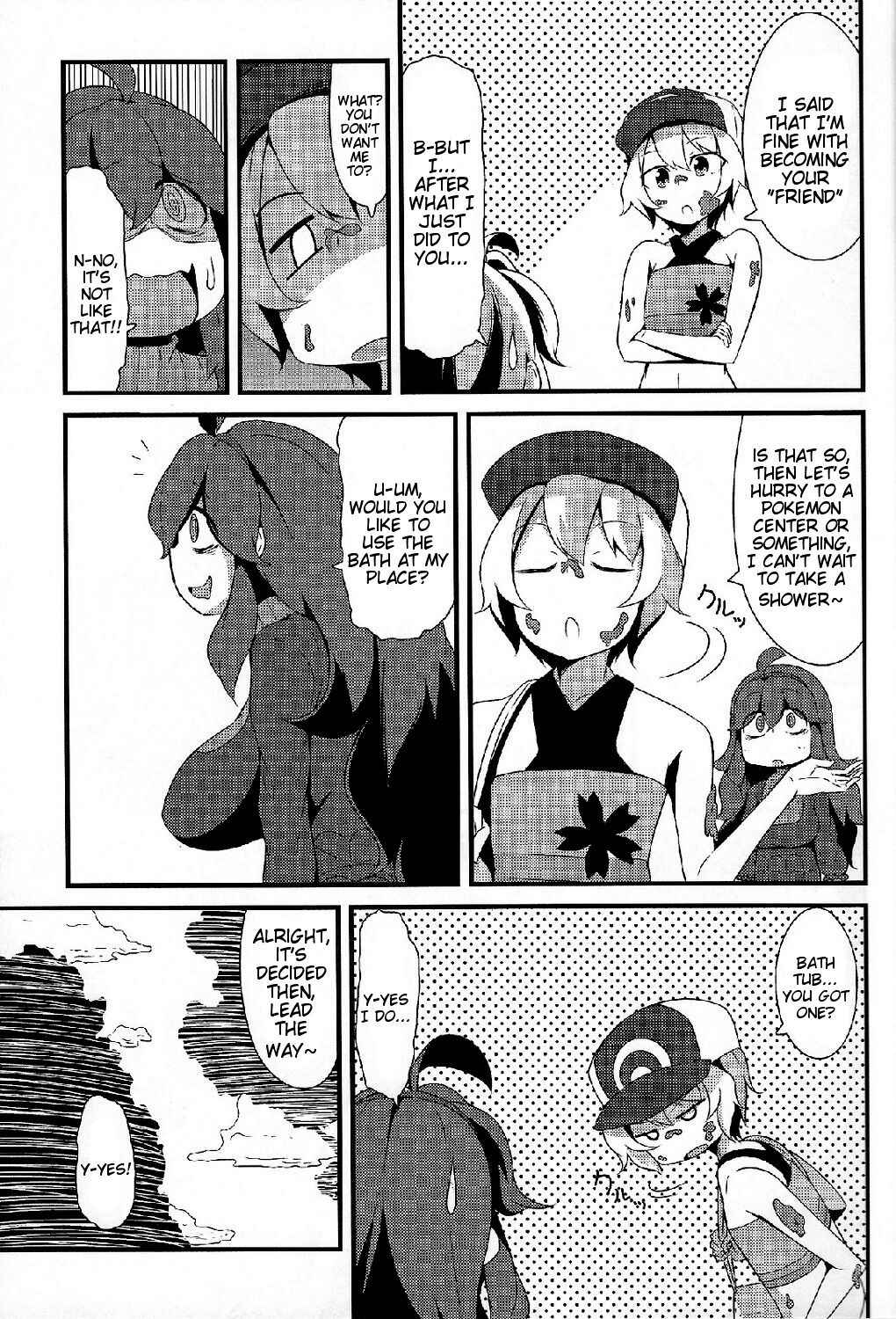 (C86) [Hiatari Ryoukou (Toudori)] Tomodachi? Maniac | Friend? Maniac (Pokémon) [English] {doujin-moe.us}