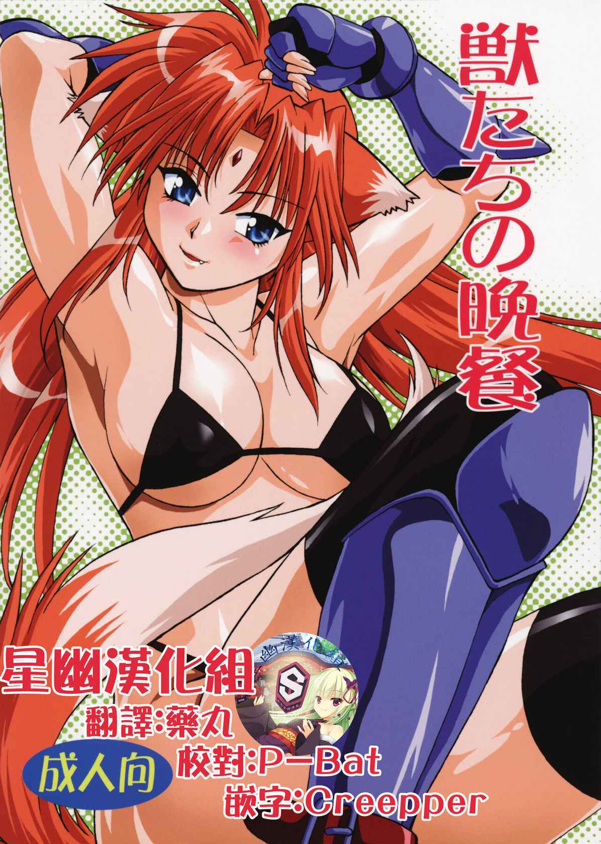 (SC34) [Studio Katsudon (Manabe Jouji)] Kemonotachi no Bansan (Mahou Shoujo Lyrical Nanoha) [Chinese] [星幽漢化組]