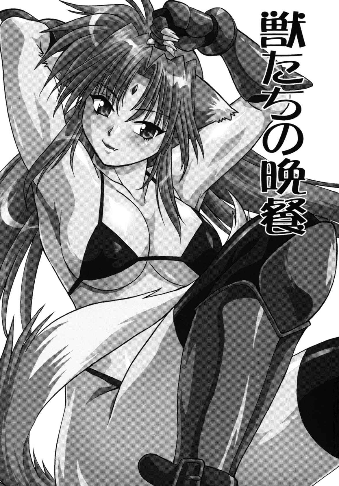 (SC34) [Studio Katsudon (Manabe Jouji)] Kemonotachi no Bansan (Mahou Shoujo Lyrical Nanoha) [Chinese] [星幽漢化組]