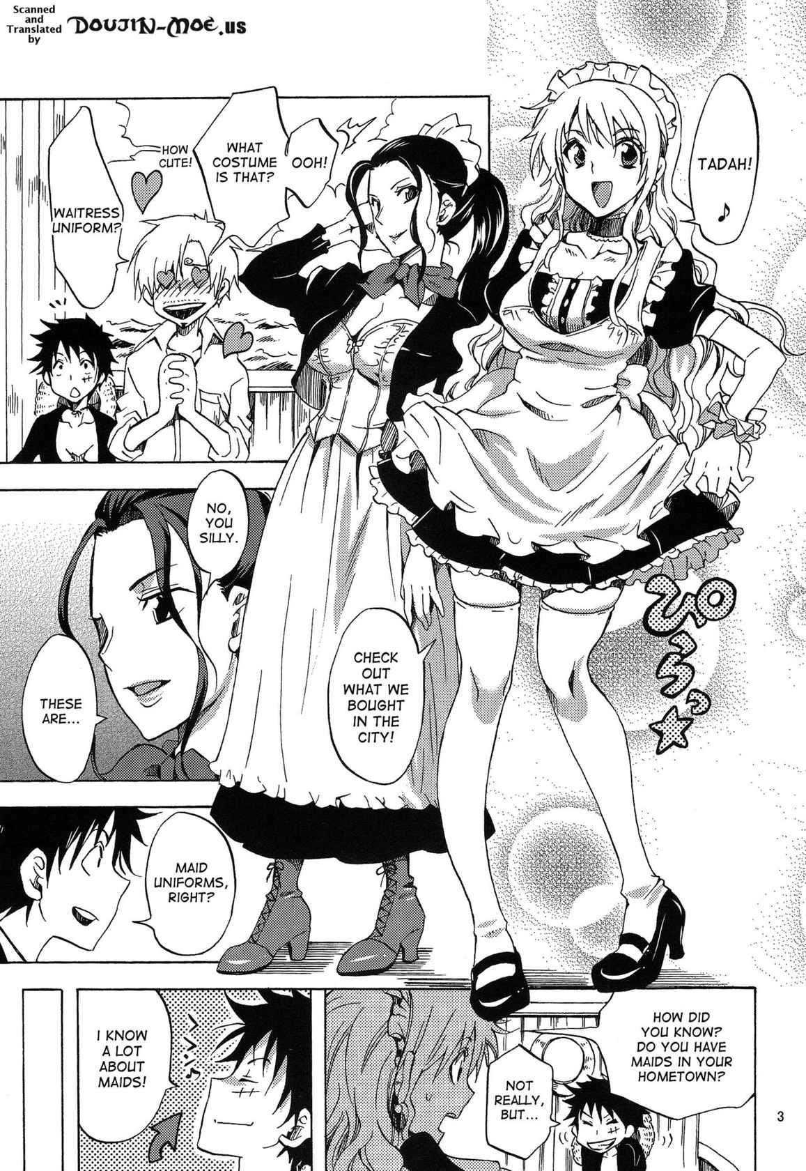 (C82) [Kurione-sha (YU-RI)] Gohoushi Jotei | Serving Empress (One Piece) [English] {doujin-moe.us}