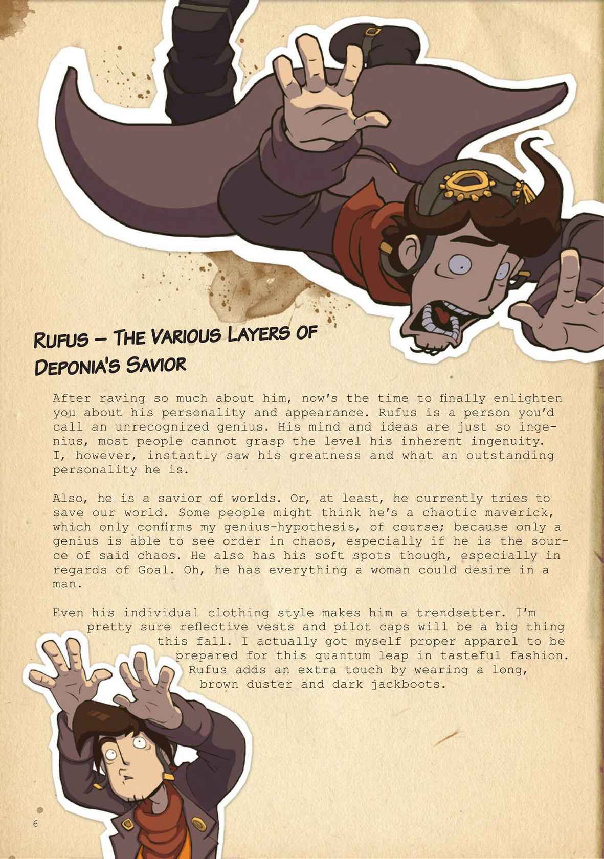 Barry's Rufus Reports Goodbye Deponia