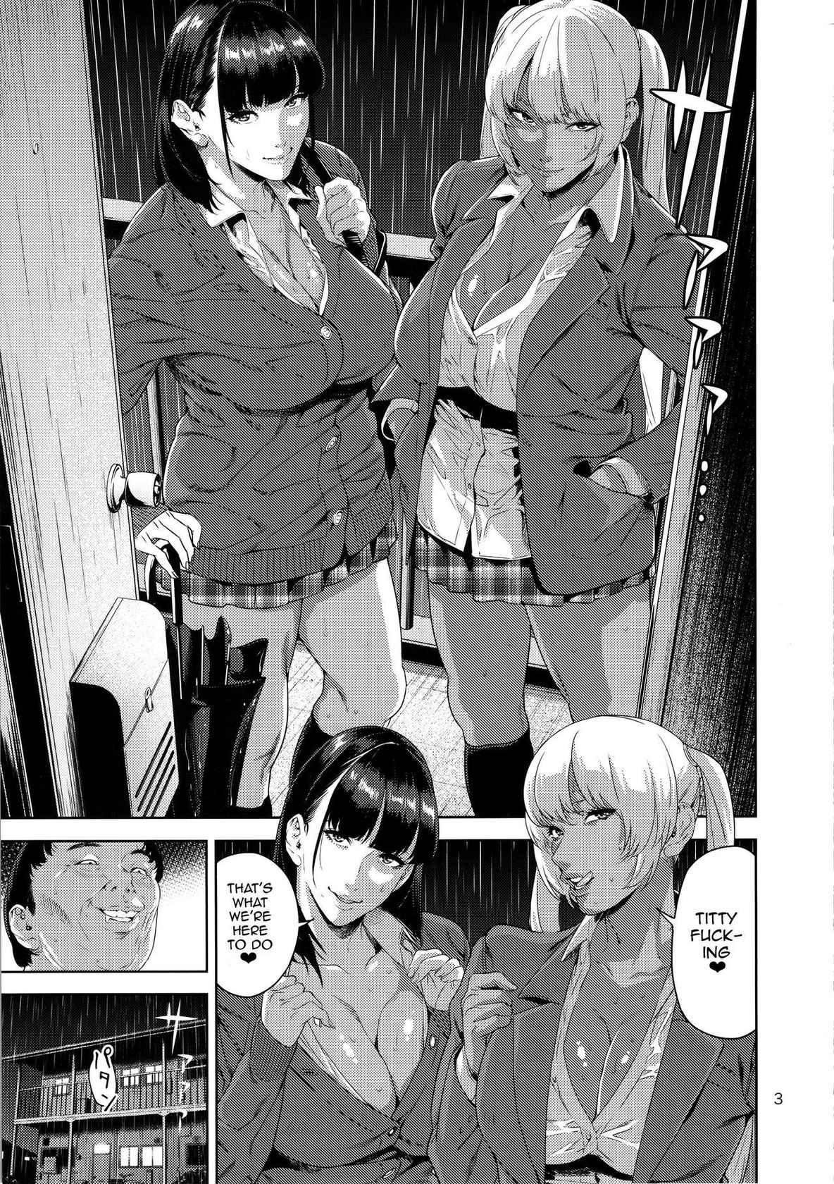 (COMIC1☆9) [JACK-POT (Jyura)] Nyuugi Senyou Shimai | Exclusive Titty-Fuck Sisters [English] {doujin-moe.us}