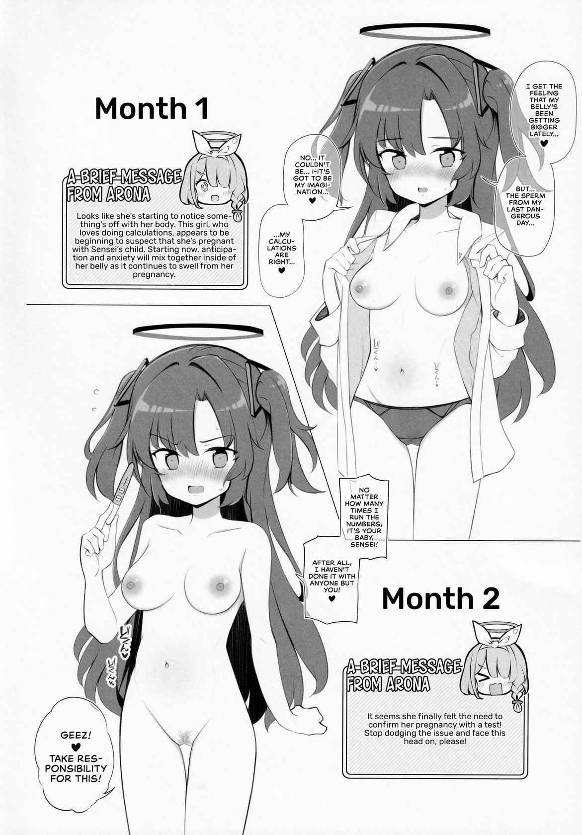 (C99) [Poison Gray (Matsuriuta)] Kivotos Kozukuri Katsudou Houkokusho | The Kivotos Baby-making Activity Report (Blue Archive) [English] [head empty]