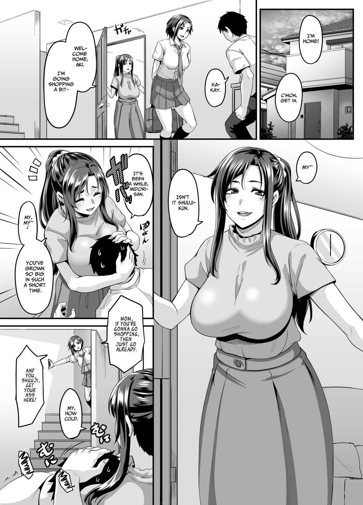 [Tiramisu Tart (Kazuhiro)] Sukebena musume no otoshi-kata dosukebena obasan ga shikonde ageru | A slutty old lady will tell how to make her slutty daughter fall for you [English] [Project Valvrein]