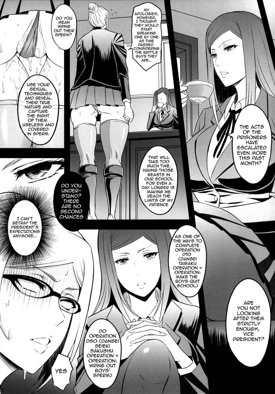 [Diogenes Club (Haikawa Hemlen)] Ingoku Gakuen | Hell School (Prison School) [English] {doujin-moe.us} [Digital]