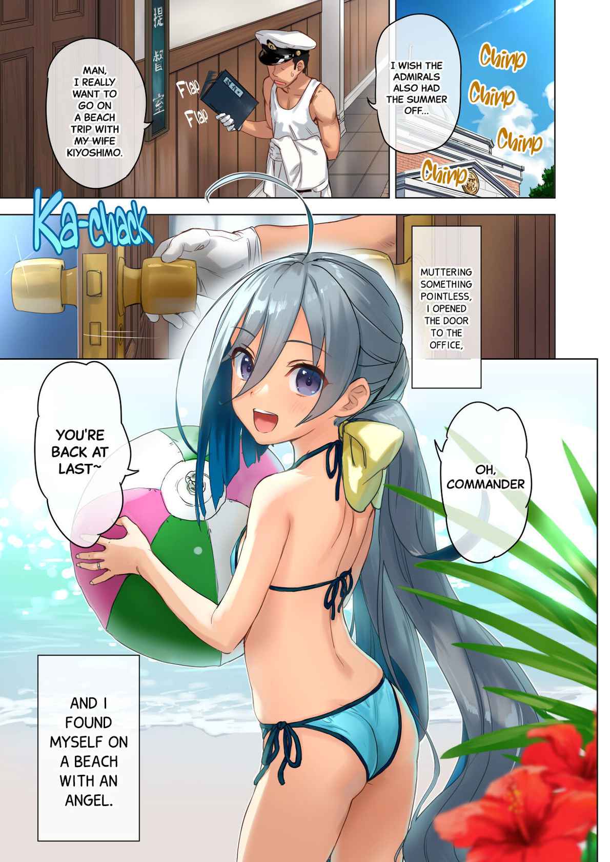 [Ajisaidenden (Kawakami Rokkaku, Takanashi Rei)] Kiyoshimo to Issho ni Vacances Shiyo! | Let's Go On Holiday With Kiyoshimo! (Kantai Collection -KanColle-) [English] [Black Grimoires] [Digital]