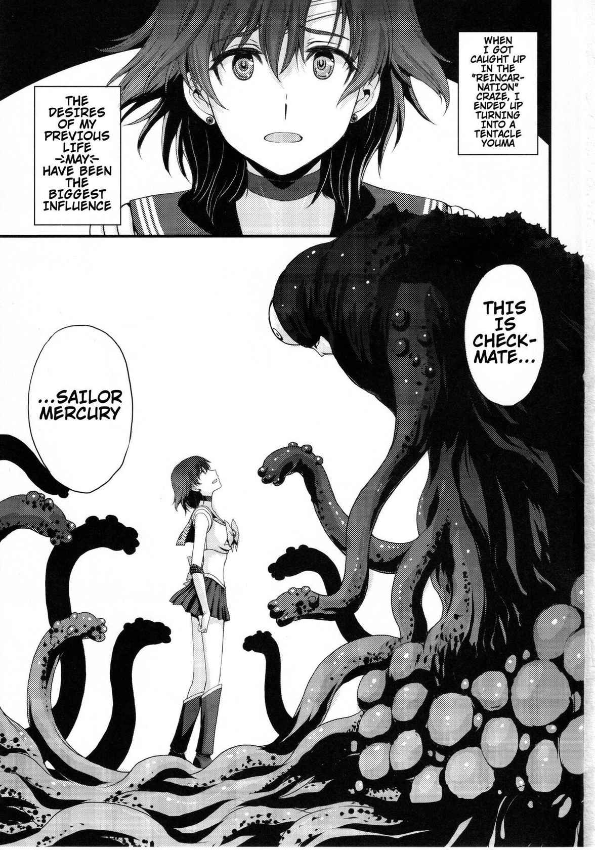 (C99) [Secret Society M (Kitahara Aki)] Tensei Shitara Shokushu Youma datta Ken | The Case Of Having Been Reincarnated And Turned Into a Tentacle Youma (Bishoujo Senshi Sailor Moon) [English] {Doujins.com}