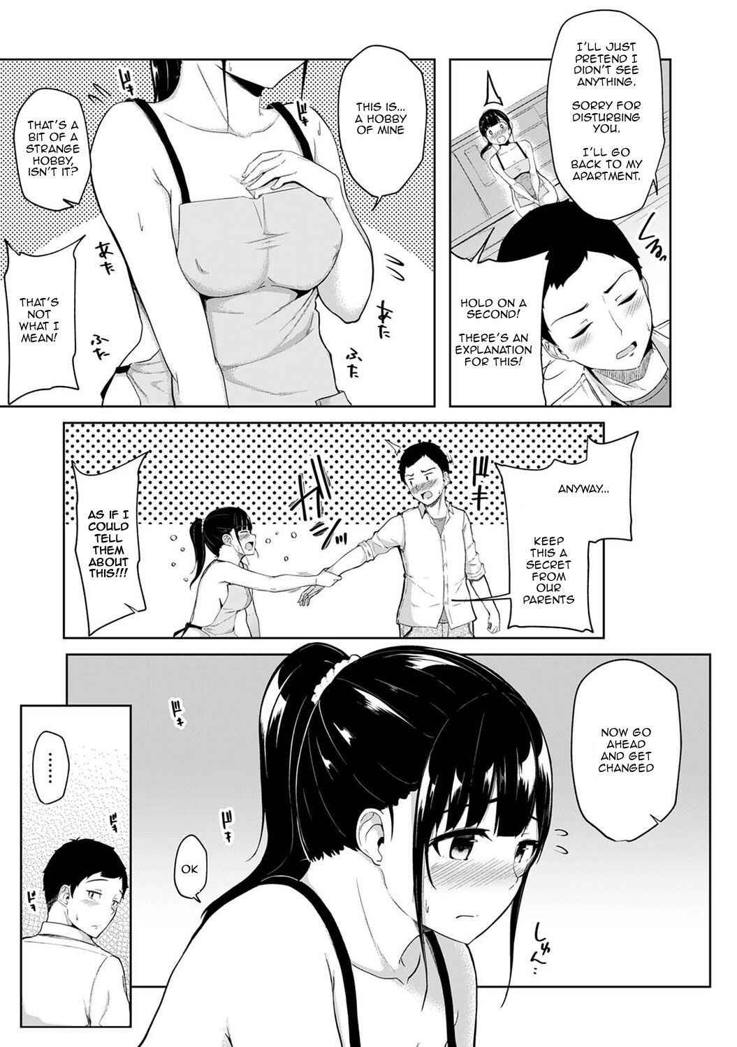 [Yuna] I Woke Up to my Naked Apron Sister and Tried Fucking Her - Ch.1 [English] [spicykestrel] [Digital]