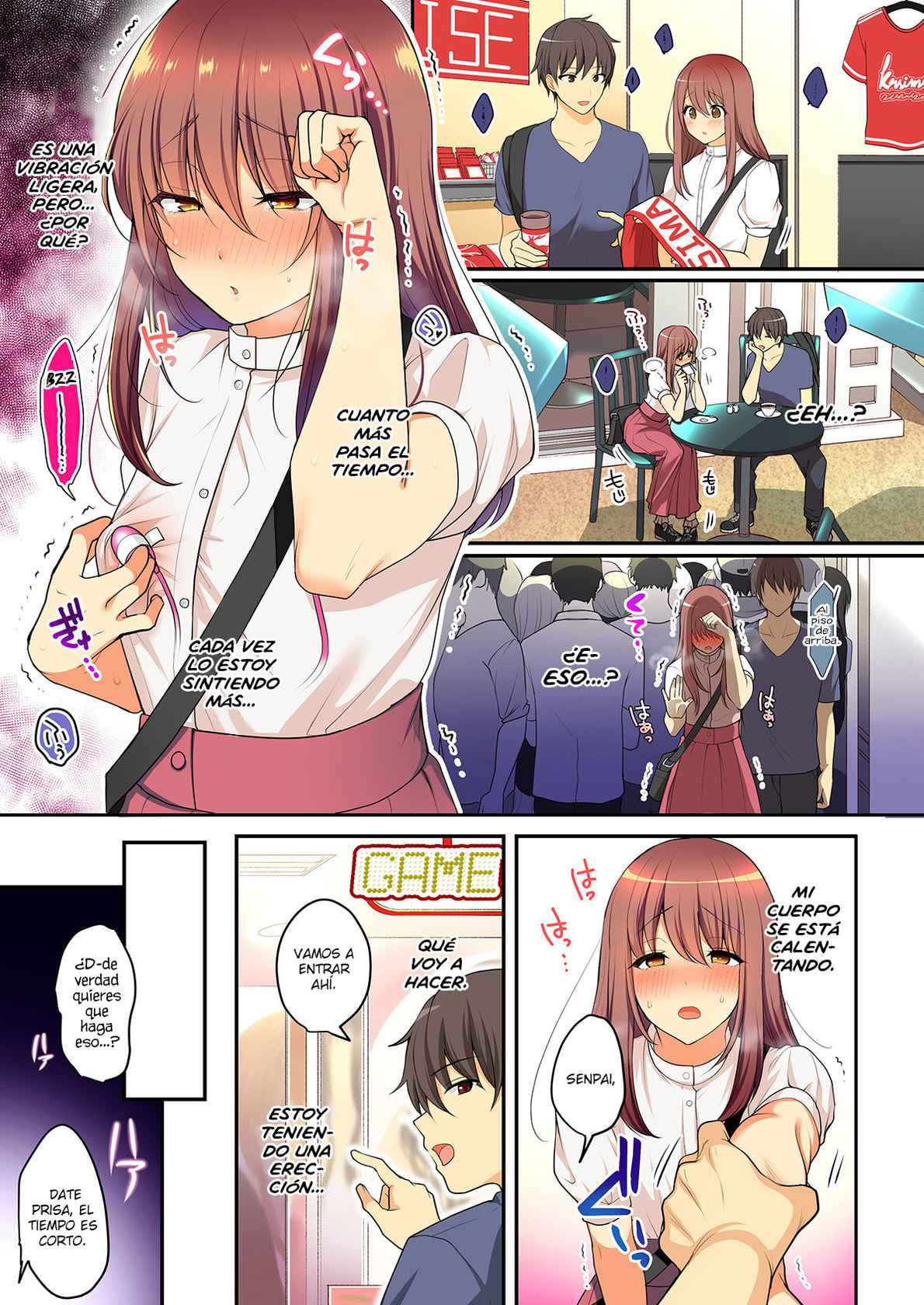 [Kakukonoka (Menoko)] Senpai no Oppai ~Josou Date Hen~ [Spanish] [Mely Scans] [Digital]