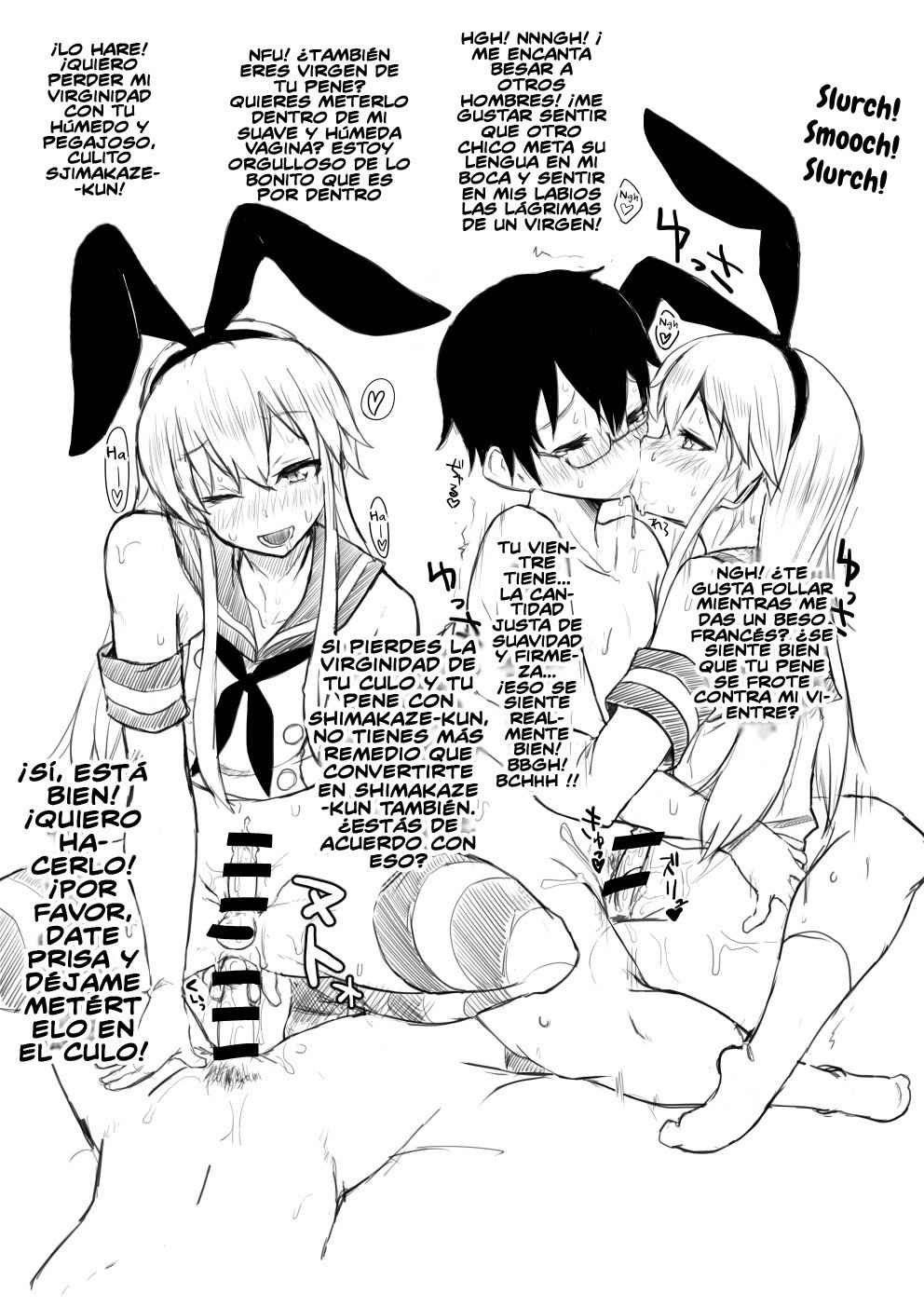 [Chizuco] Shimakaze-kun no Copy Hon (Kantai Collection -KanColle-) [Spanish] [El-Traductor-Aprendiz]