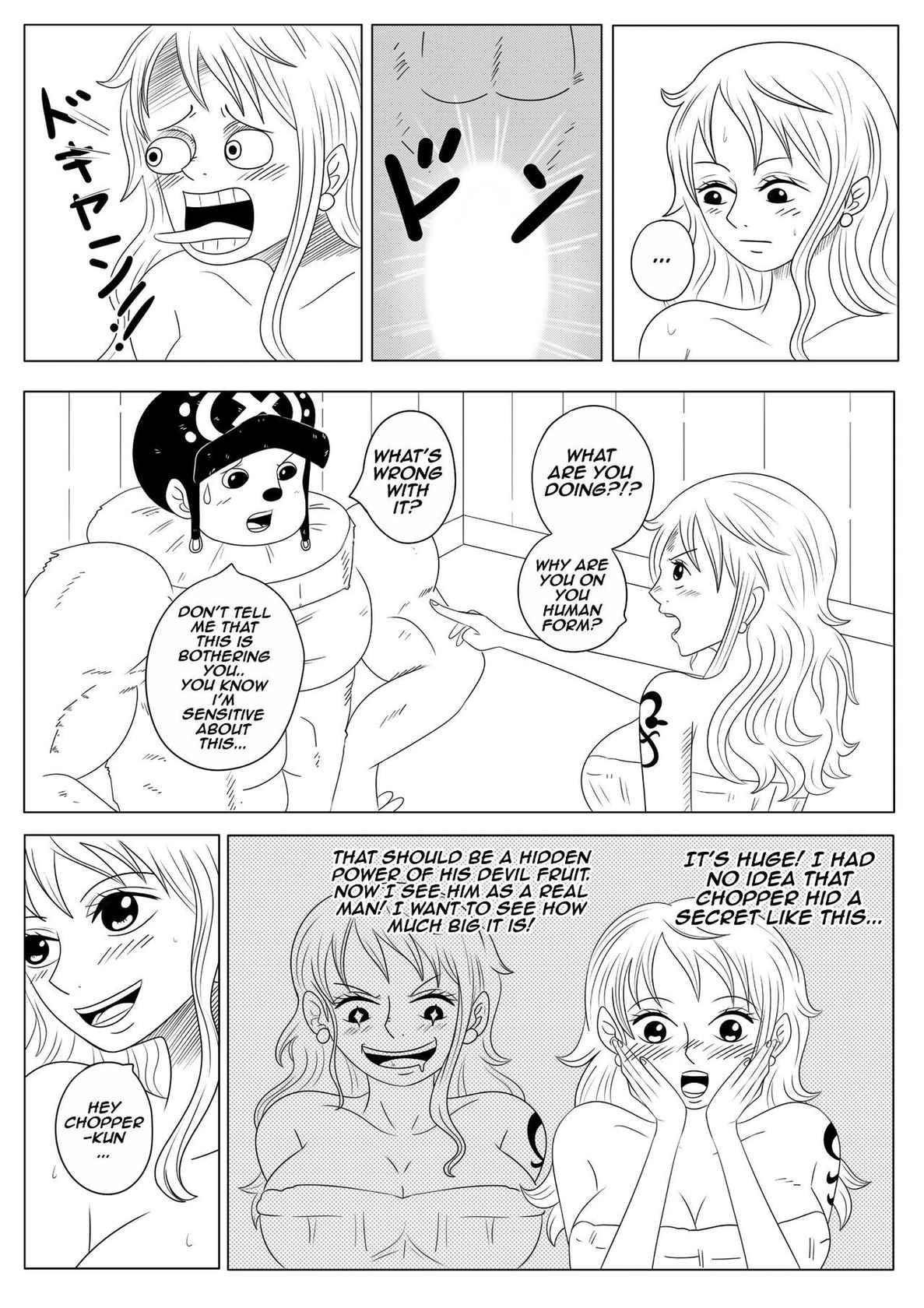 [Phil Doujin] One Piece (Nami Saga) - Chopper's Awakening - (censored version)