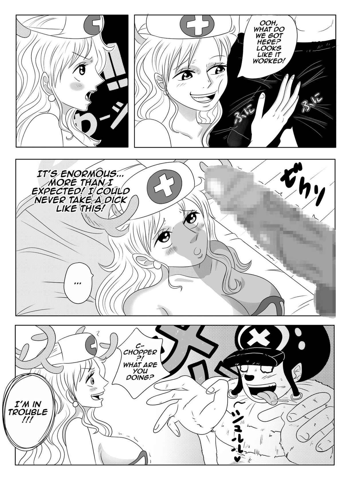 [Phil Doujin] One Piece (Nami Saga) - Chopper's Awakening - (censored version)