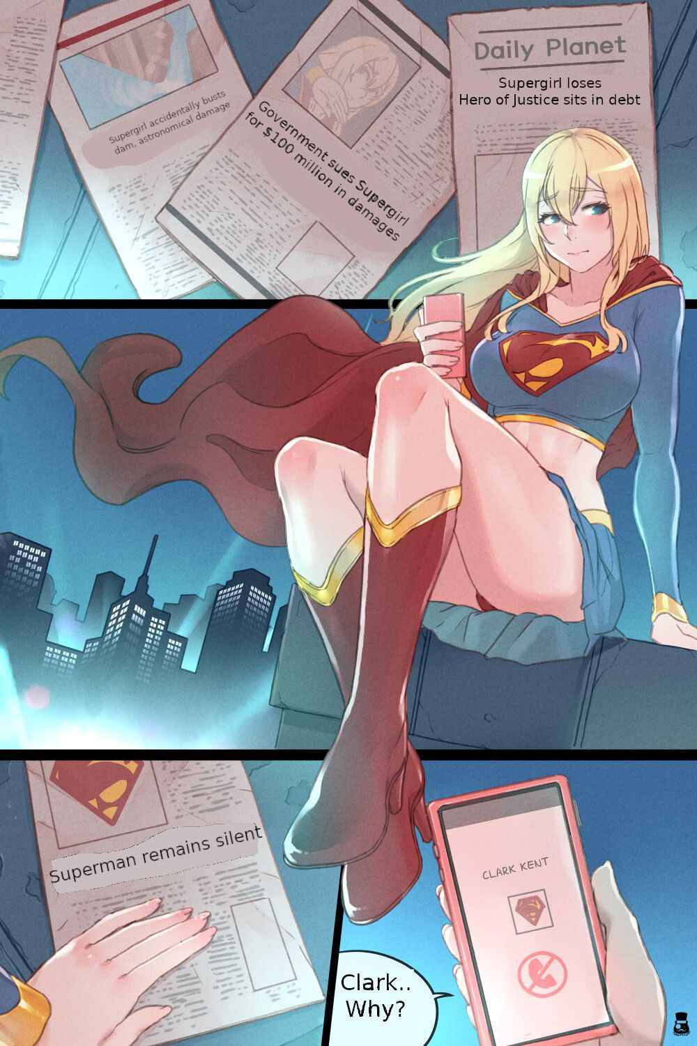 [Mr.takealook] Supergirl's Secret Trouble