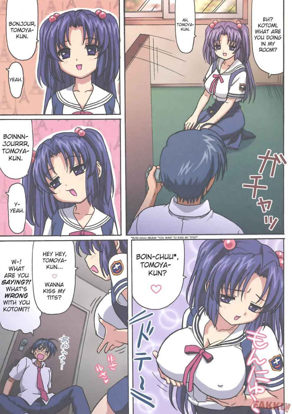 (C74) [Ohkura Bekkan (Ohkura Kazuya)] Minna de Nakayoku (CLANNAD) [English] [Decensored] (v2)