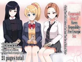 [Sasanoha Toro] Enkou 4P Harem Musekinin Nakadashi H ~Enjoukousai de Seifuku Shoujo 3-Nin ni Nama de Nakadashi Shimakuru~ [English] [Shizuhaki] [Digital]