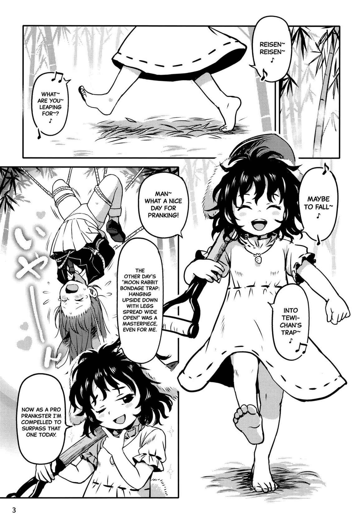 [Komanest (Cock Robin)] Lucky Rabbit Tewi-chan! (Touhou Project) [English] [Black Grimoires]