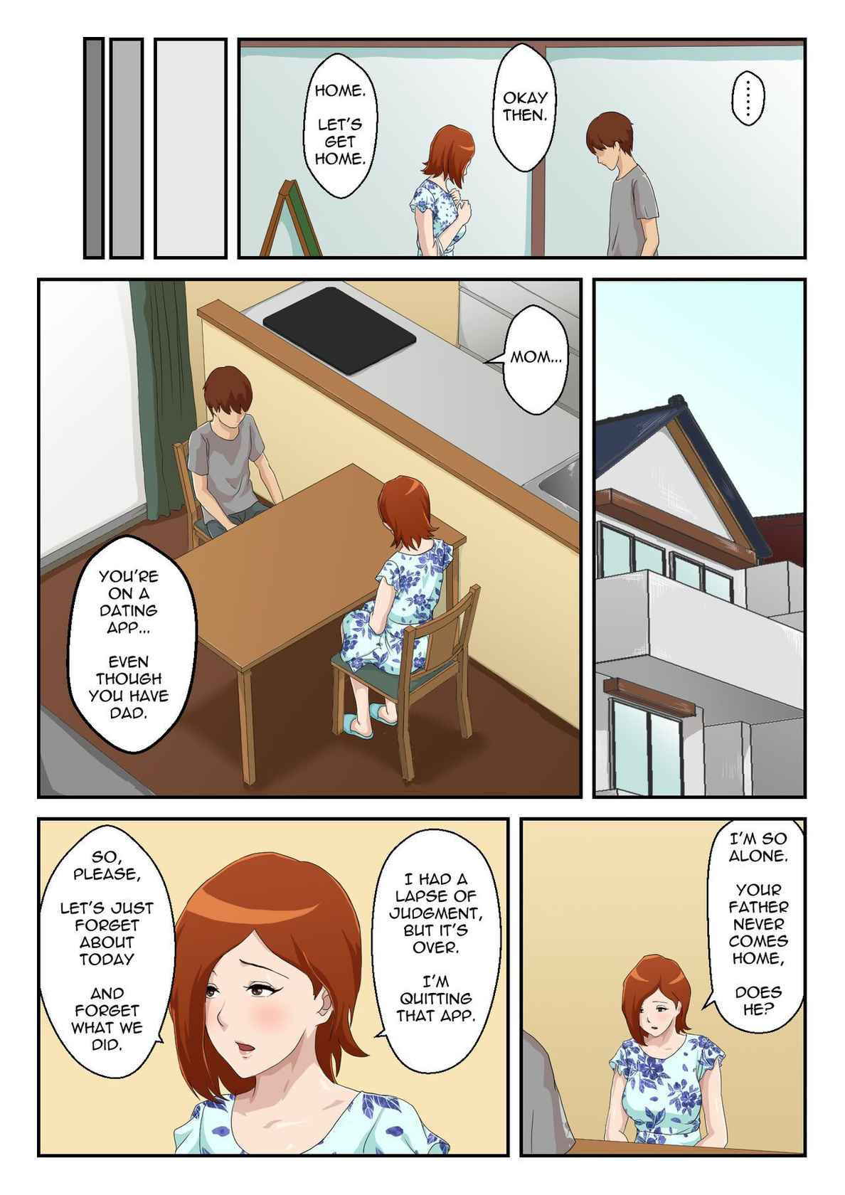 [Kumo no Ito] Matching Appli de Deatta Aite ha Kaa-san Deshita | I Matched Mom on My Dating App [English] [incogna777]