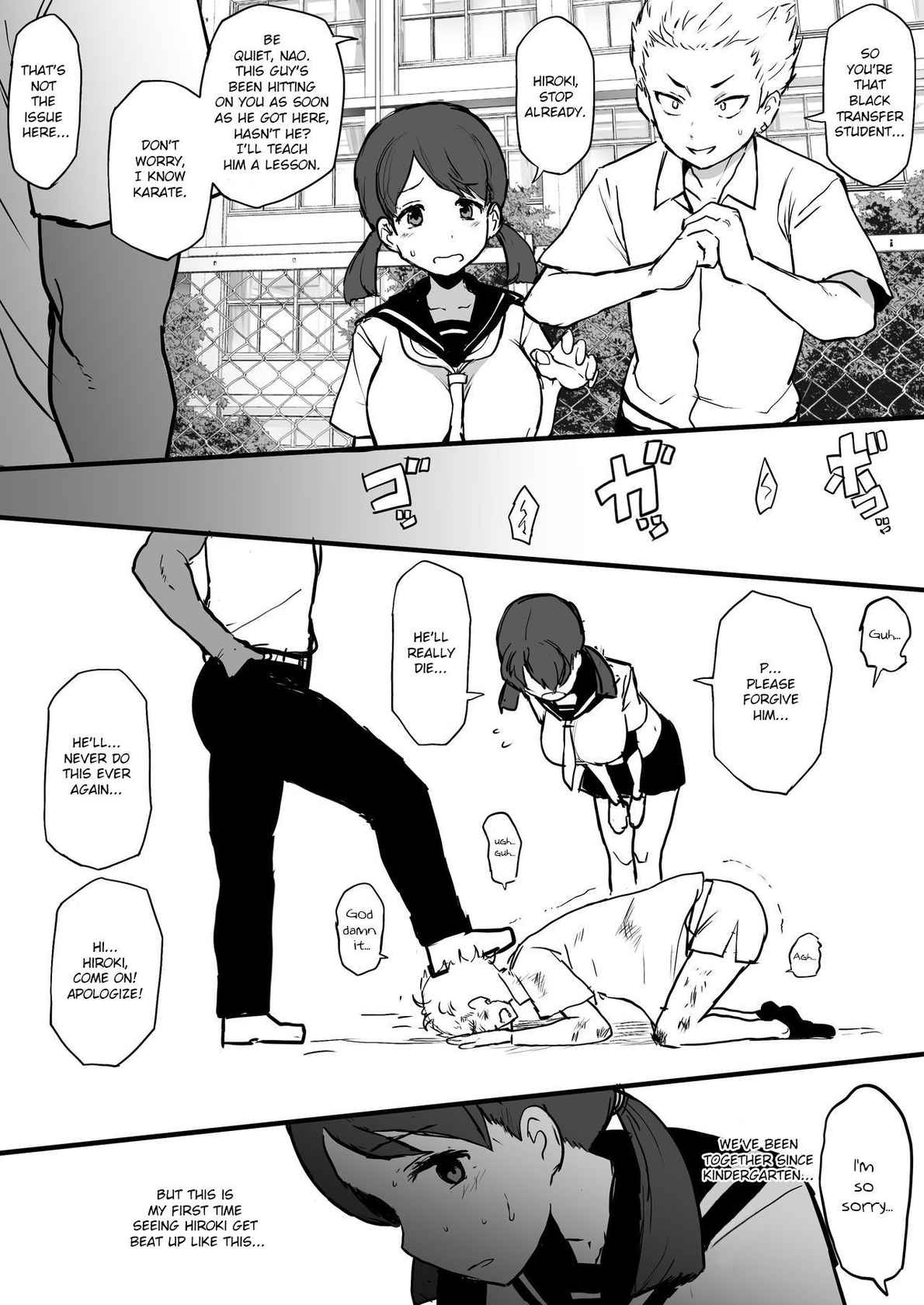 [Terasu MC] Kokujin no Tenkousei NTR ru Chapters 1-6 part 1 [English]