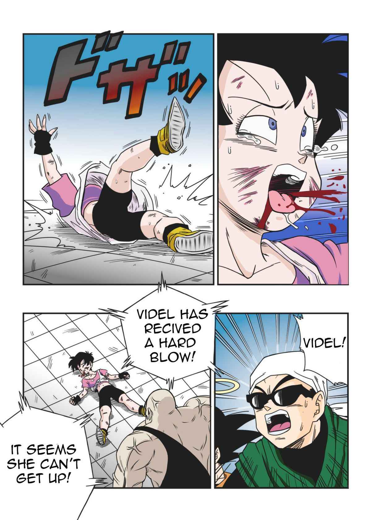 [Yamamoto] Videl VS Spopovich  Uncensored] [Colorized]