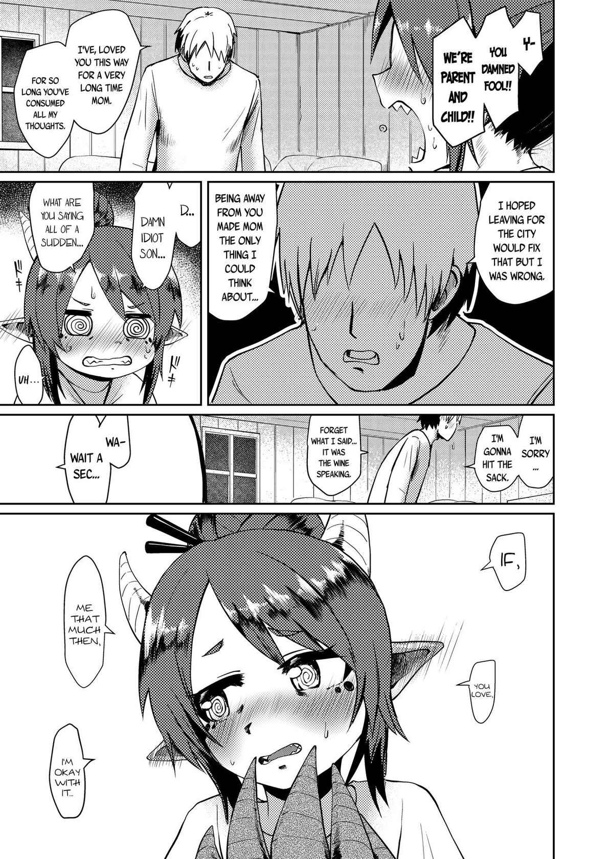 [Owakari Itadaketa darou ka (Umiyamasoze)] Ryuujin Kaa-san ga Suki Sugite | I Love My Dragonkin Mom Too Much [English] {Mistvern + Bigk40k}