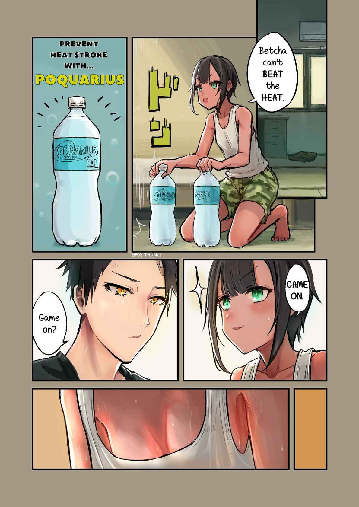 [Hamemie-tei (Sokumaru)] Natsuyasumi! Osananajimi to Asedaku Sex - Sweaty sex with a childhood friend [English] [incogna777]