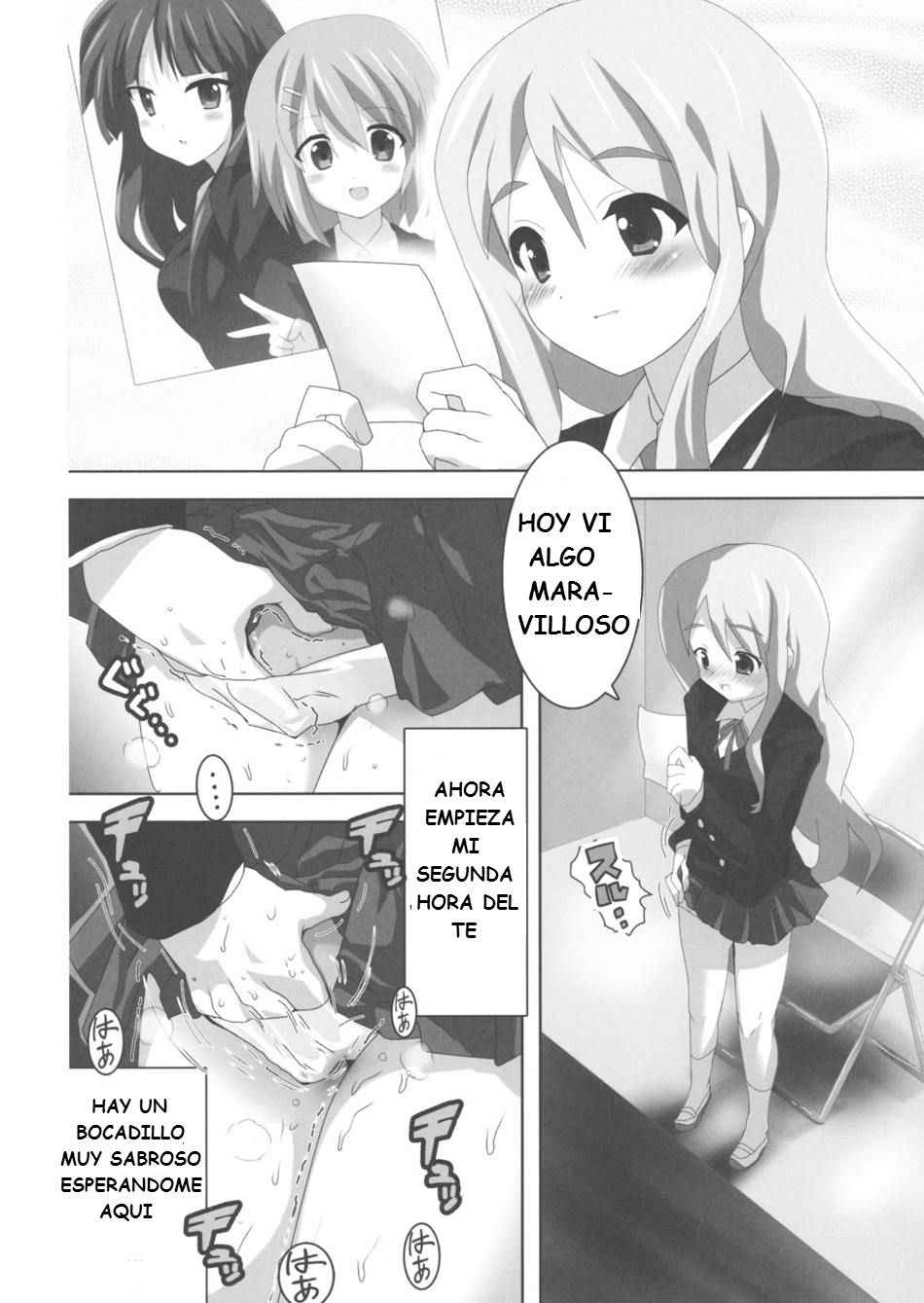 (Houkago Tea Time) [Lezmoe! (Oyu no Kaori)] K-ON Bon!? (K-ON!) [Spanish]