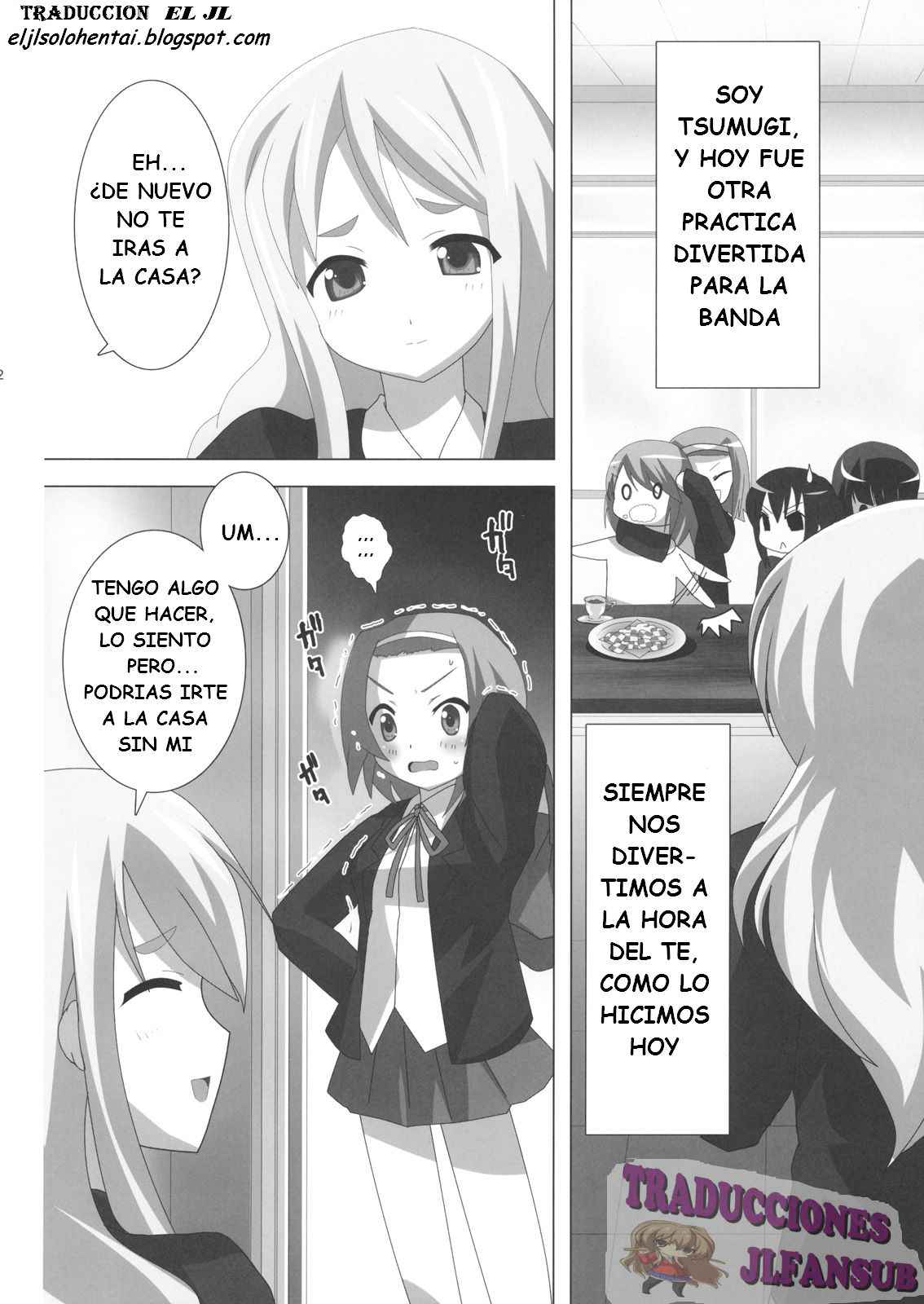 (Houkago Tea Time) [Lezmoe! (Oyu no Kaori)] K-ON Bon 2!? -Mio to Azusa- (K-ON!) [Spanish]